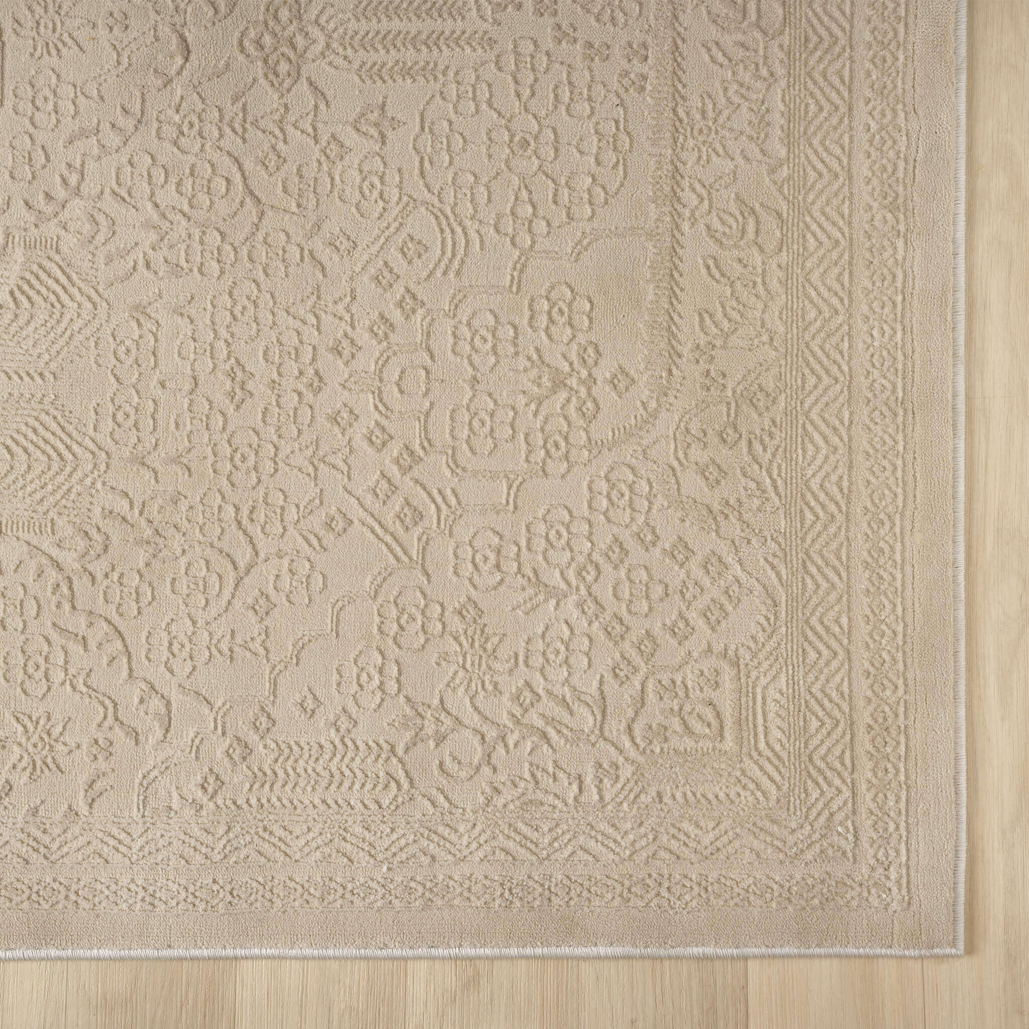 Nobel 775 Natural Rectangle – Beige Area Rug