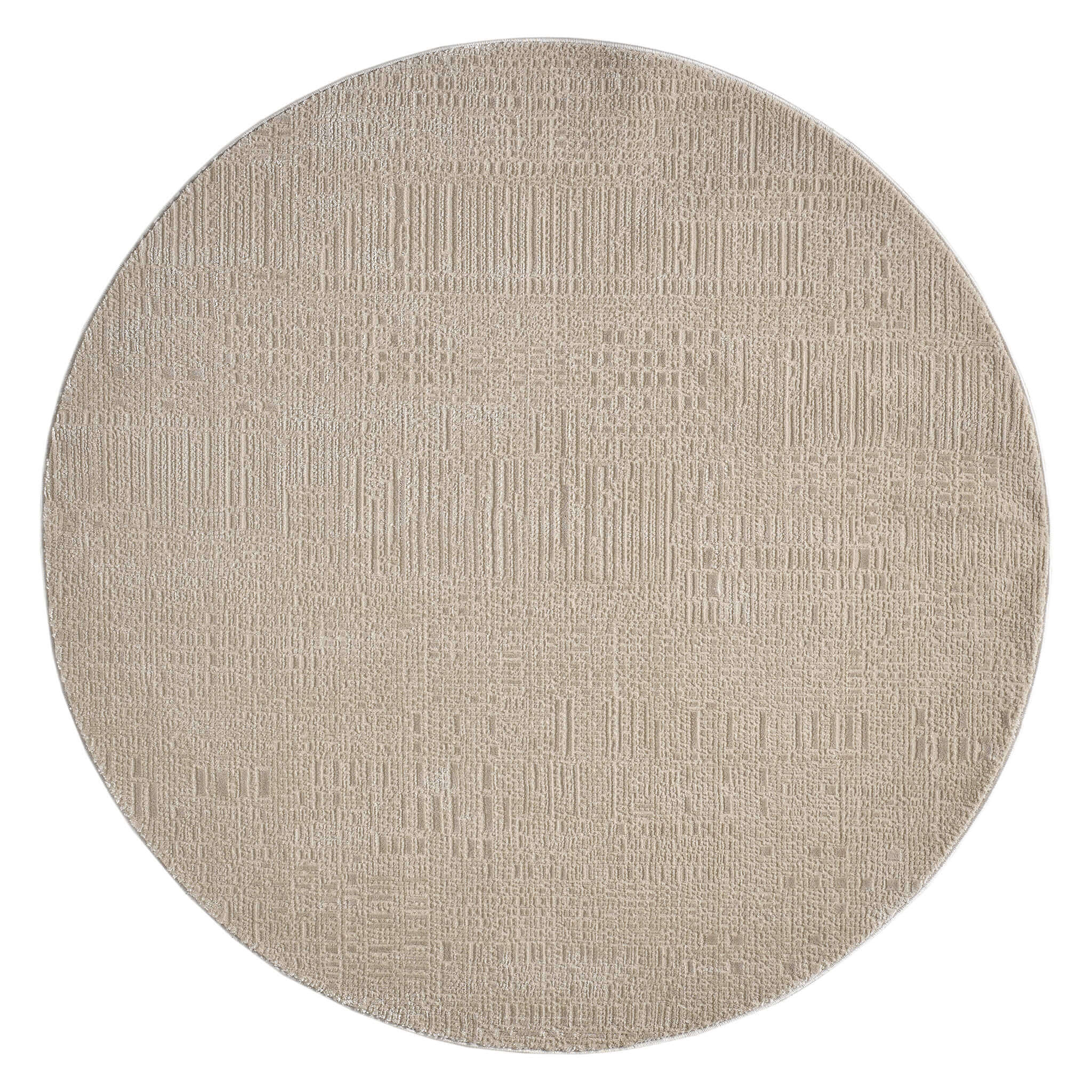 Noble 779 Beige Round – Modern Rug for Serene Spaces