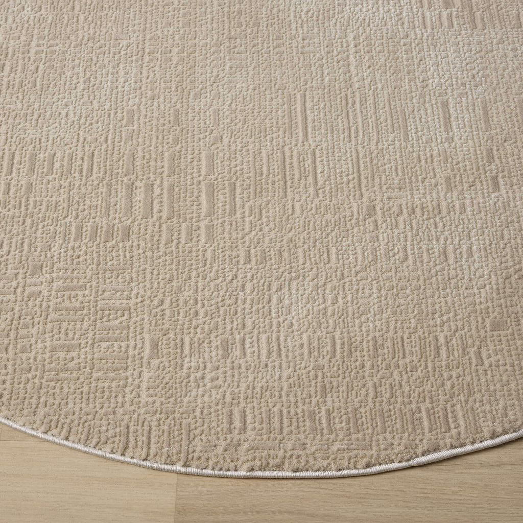 Noble 779 Beige Round – Modern Rug for Serene Spaces