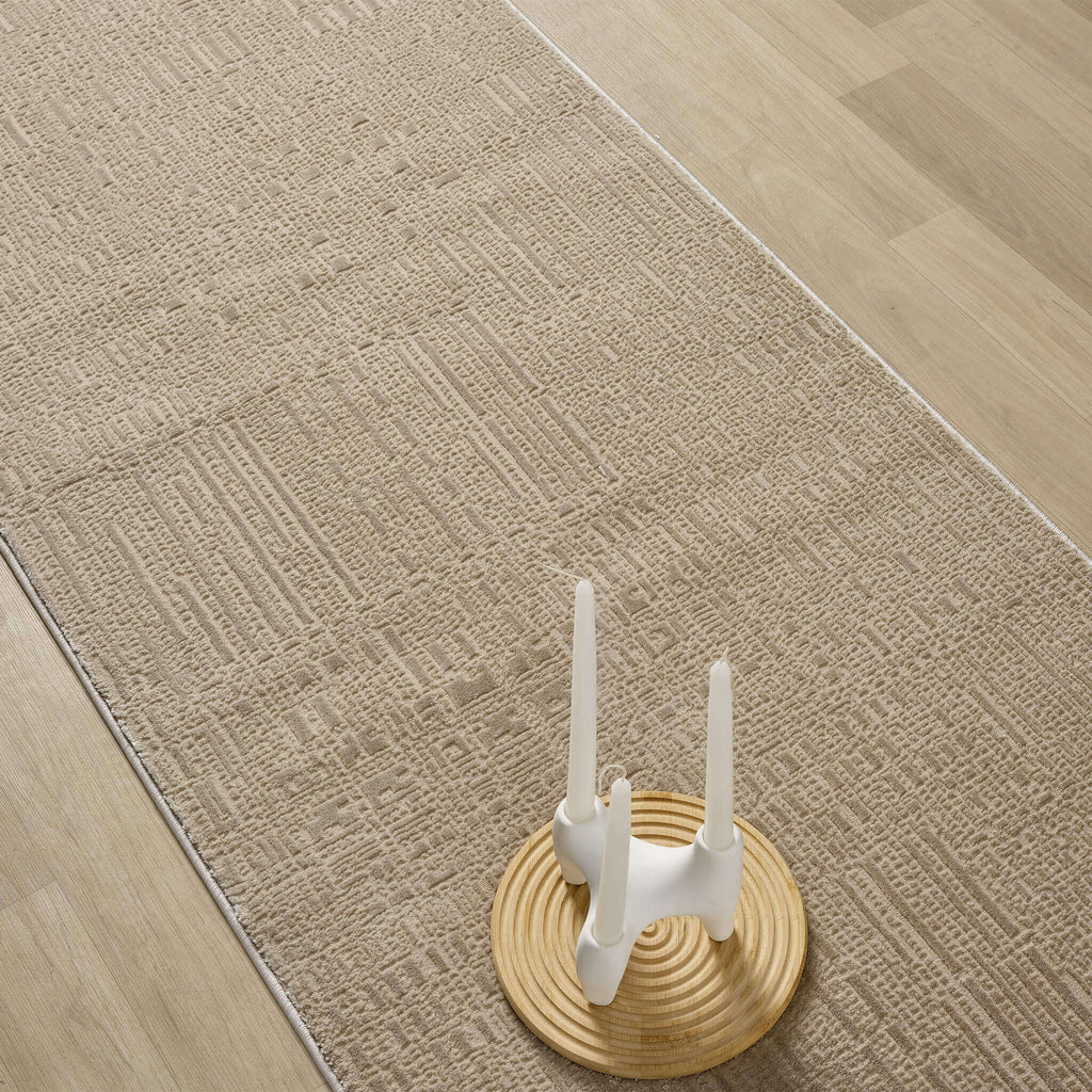 Noble 779 Beige Runner – Modern Rug for Any Space