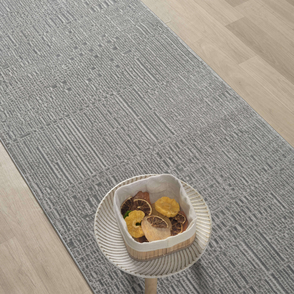 Noble 779 Slate Runner - Serene Modern Turkish Rug