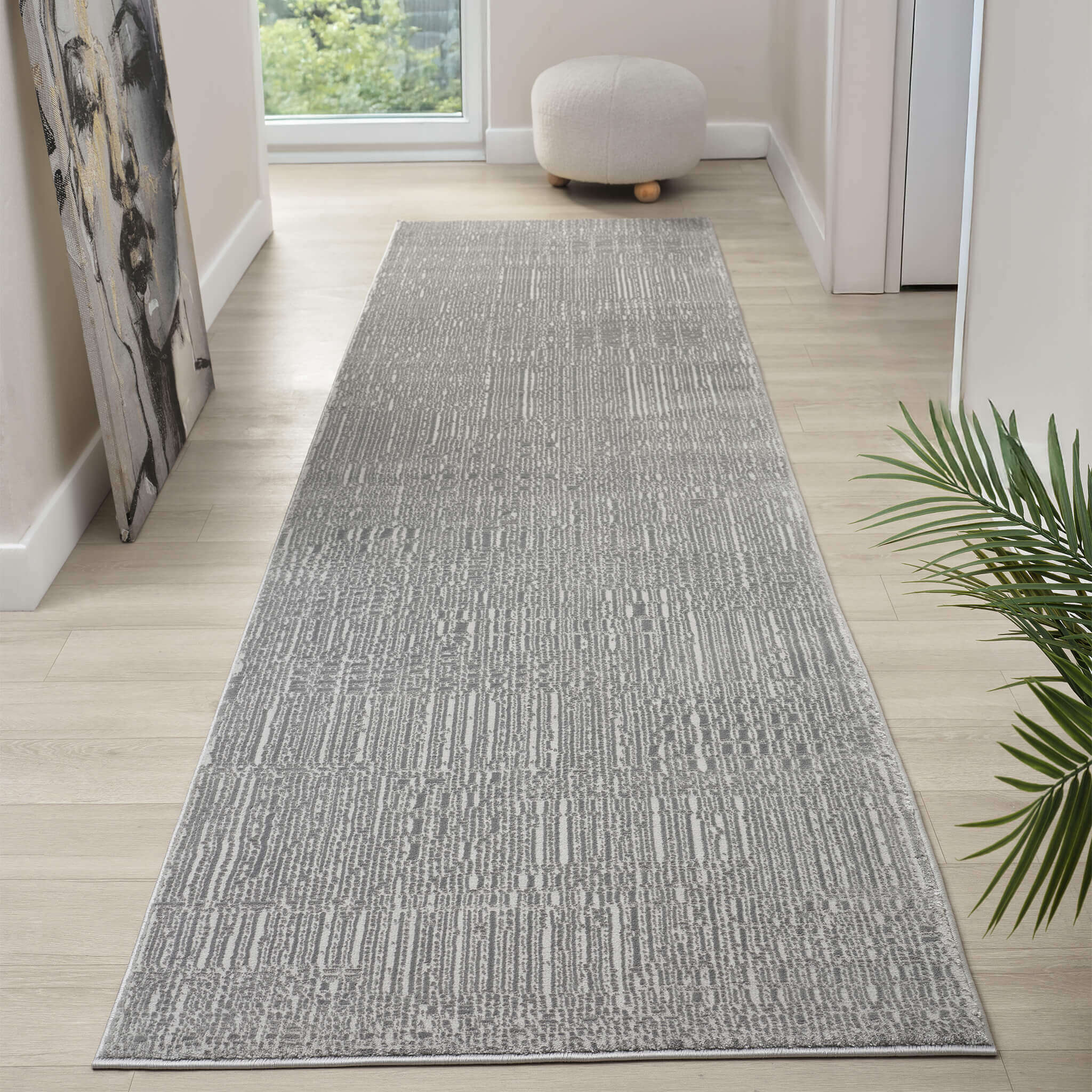 Noble 779 Slate Runner - Serene Modern Turkish Rug