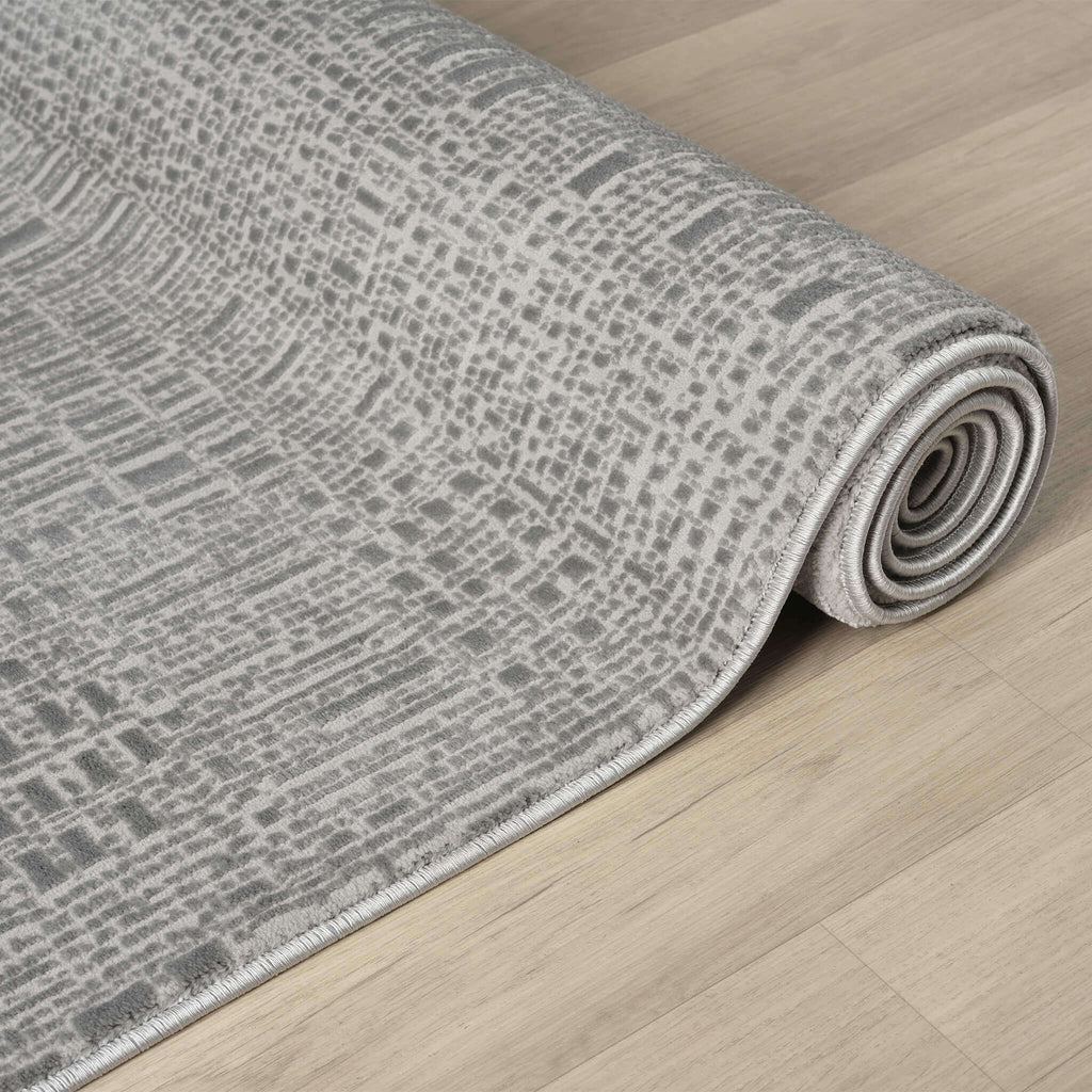 Noble 779 Slate Runner – Modern Grey Runner Rug