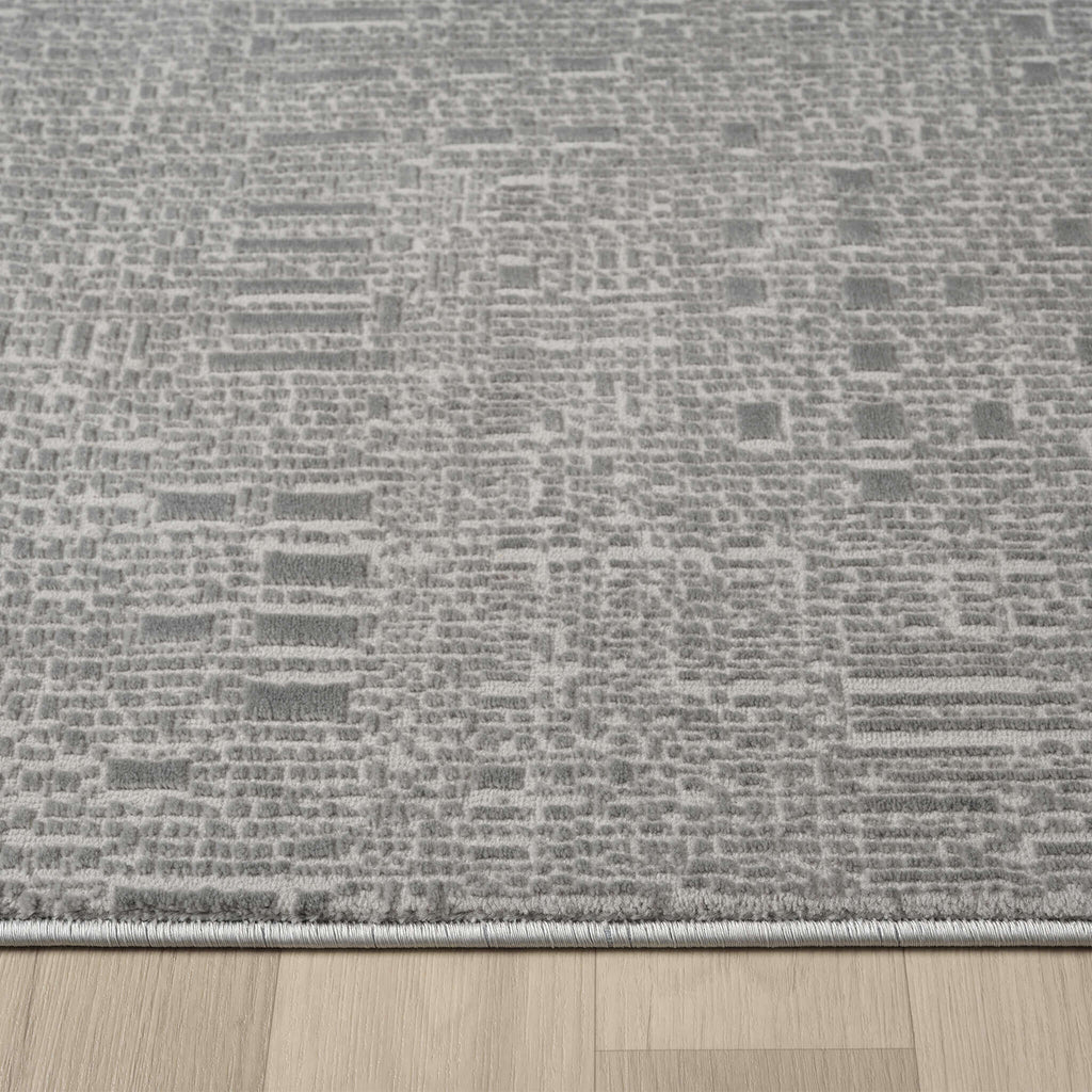Noble 779 Slate Runner – Modern Grey Runner Rug