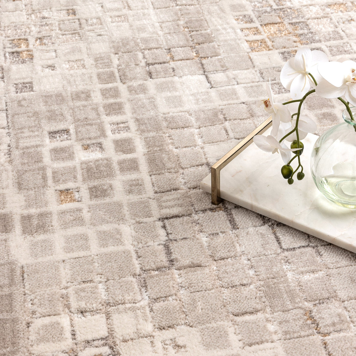 Pierre Cardin Ocean Matrix Beige Rug – view 6