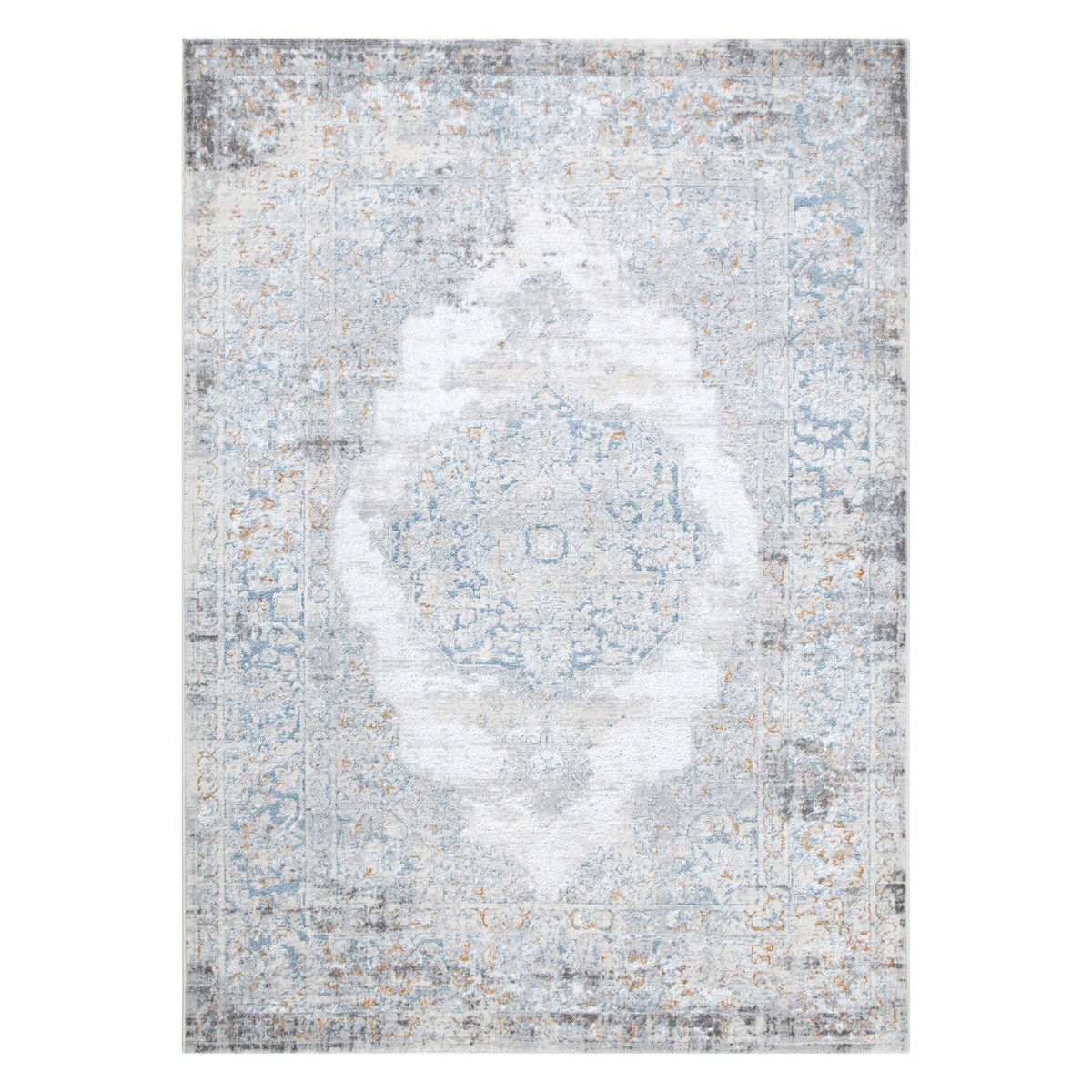 Pierre Cardin Ocean Medallion Blue Rug – view 2