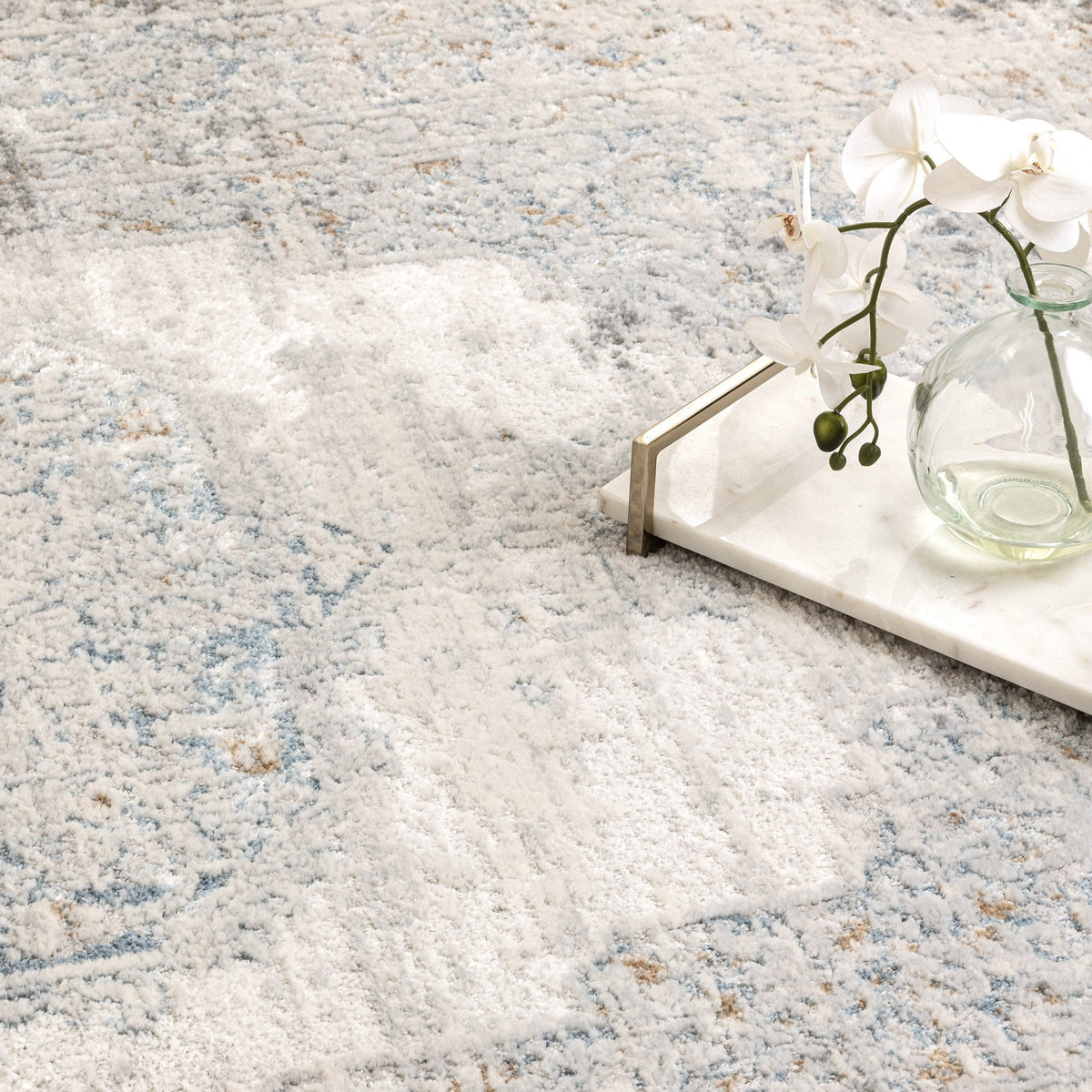 Pierre Cardin Ocean Medallion Blue Rug – view 6