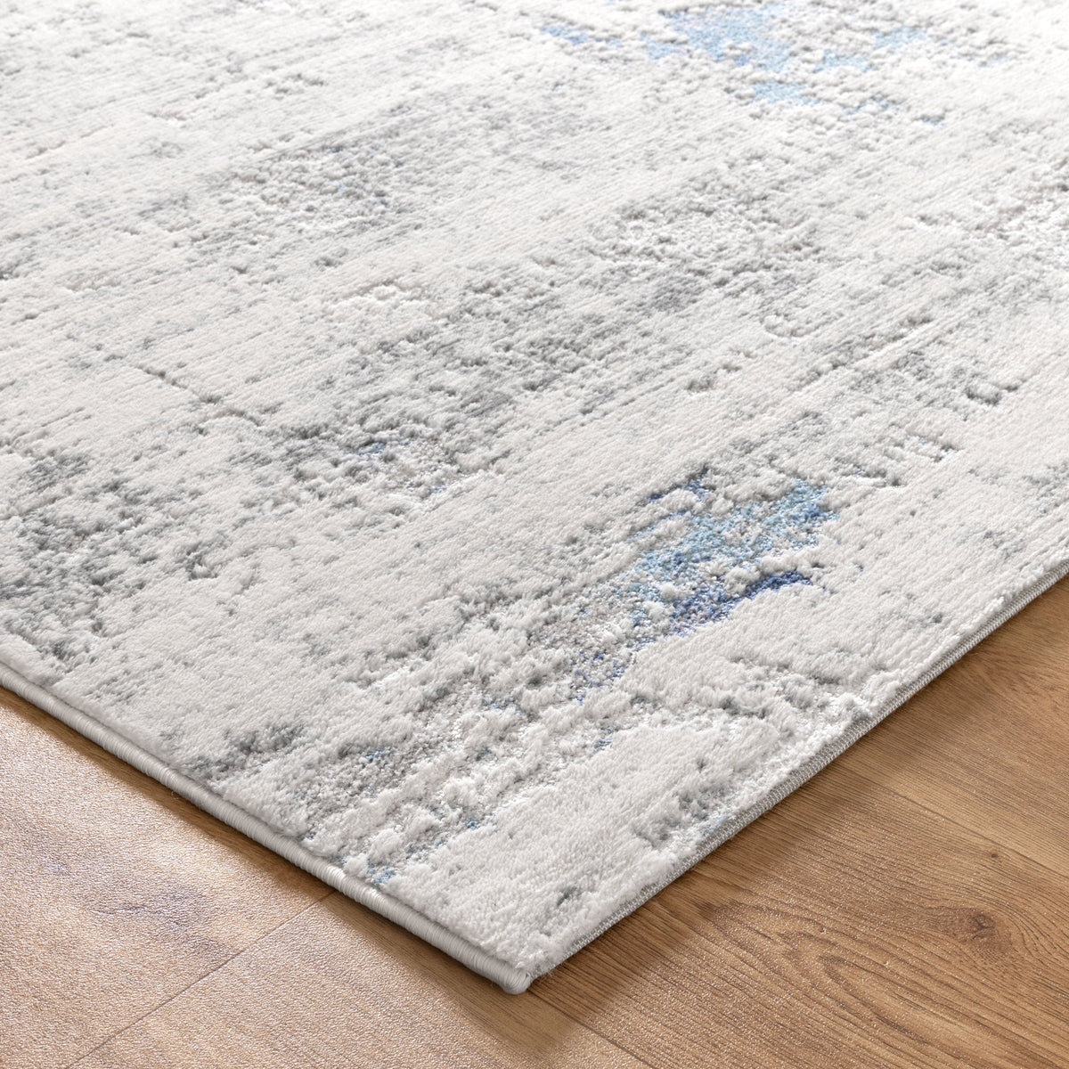 Pierre Cardin Ocean Abstract Blue Rug – view 3