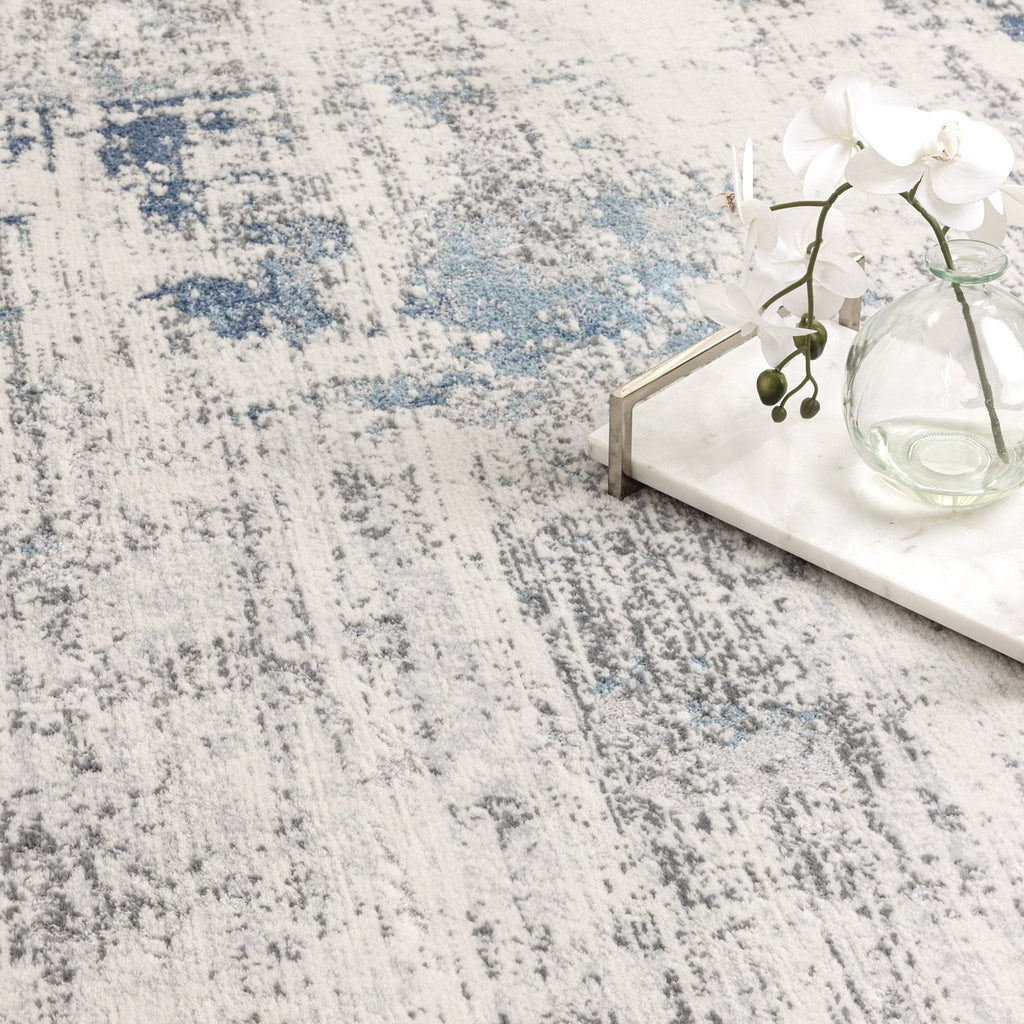 Pierre Cardin Ocean Abstract Blue Rug – view 6
