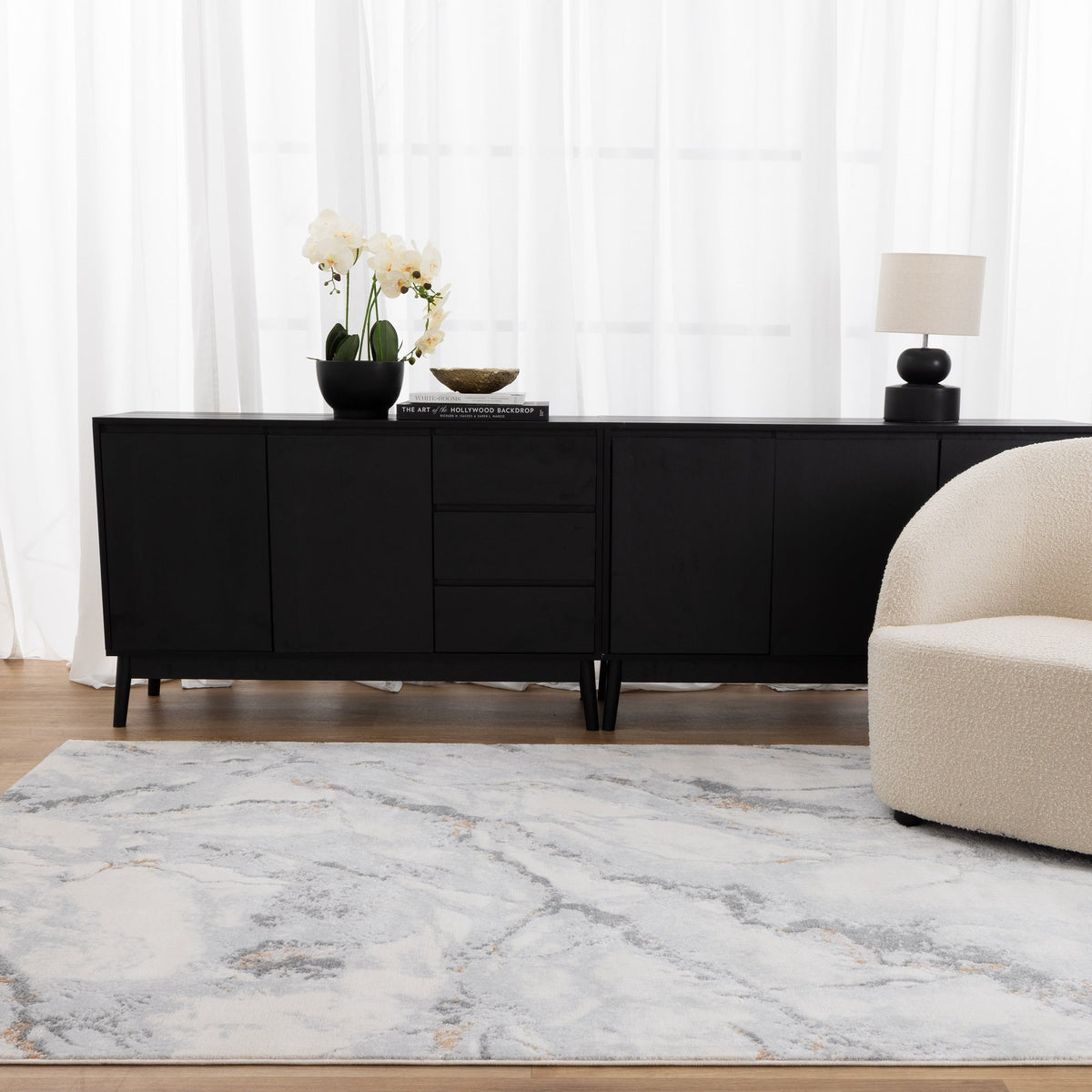 Pierre Cardin Ocean Seaspray Blue Rug – view 5