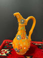 Turkish Ceramic Oil Jug Yellow    