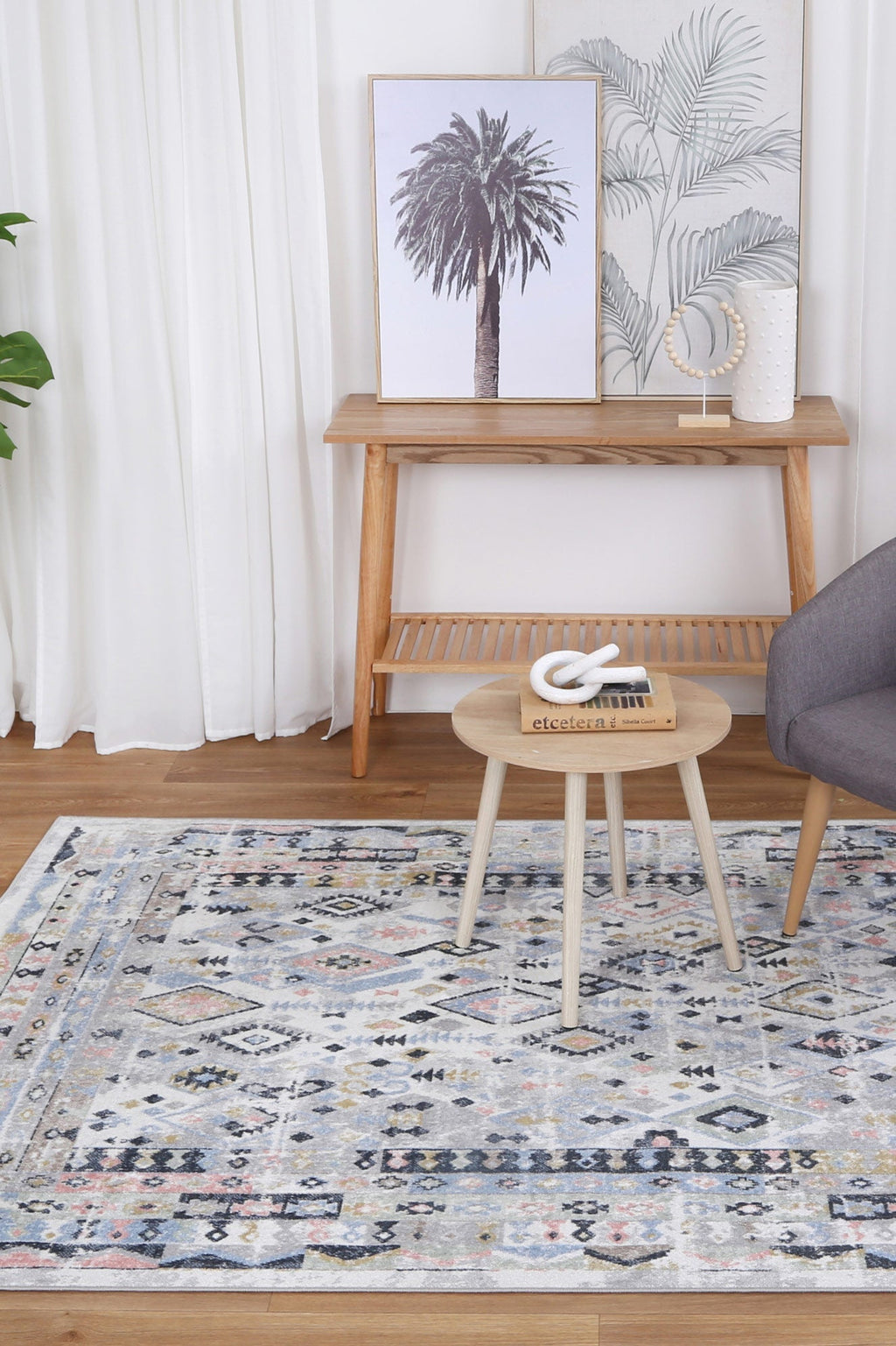 Oporto Colombo Multi Tribal Soft Rug - Oport09 – view 6