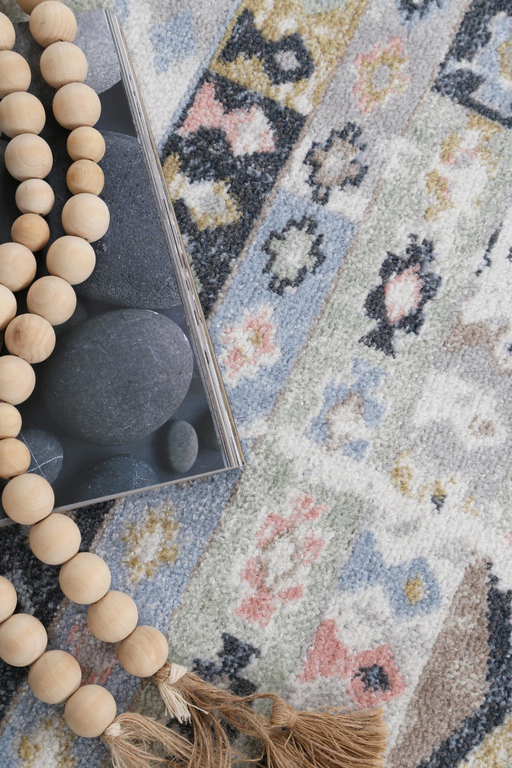 Oporto Colombo Multi Tribal Soft Rug - Oport09 – view 7