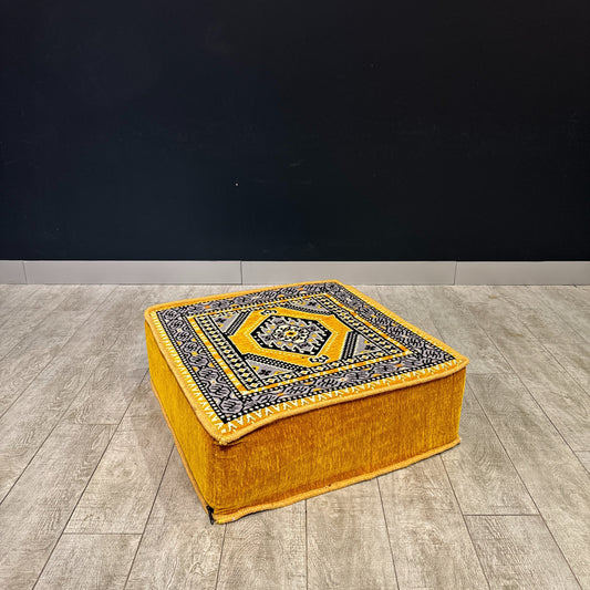 Ottoman Floor Cushion (Yellow)