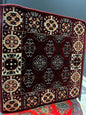 Ottoman Floor Cushion (Maroon & Orange)-Upgrade your space with luxurious 60x60 cm Ottoman cushions, perfect for Arabian majlis seating, floor cushions, or meditation pillows. Featuring intricate heritage designs and durable fabrics, these versatile cushi
