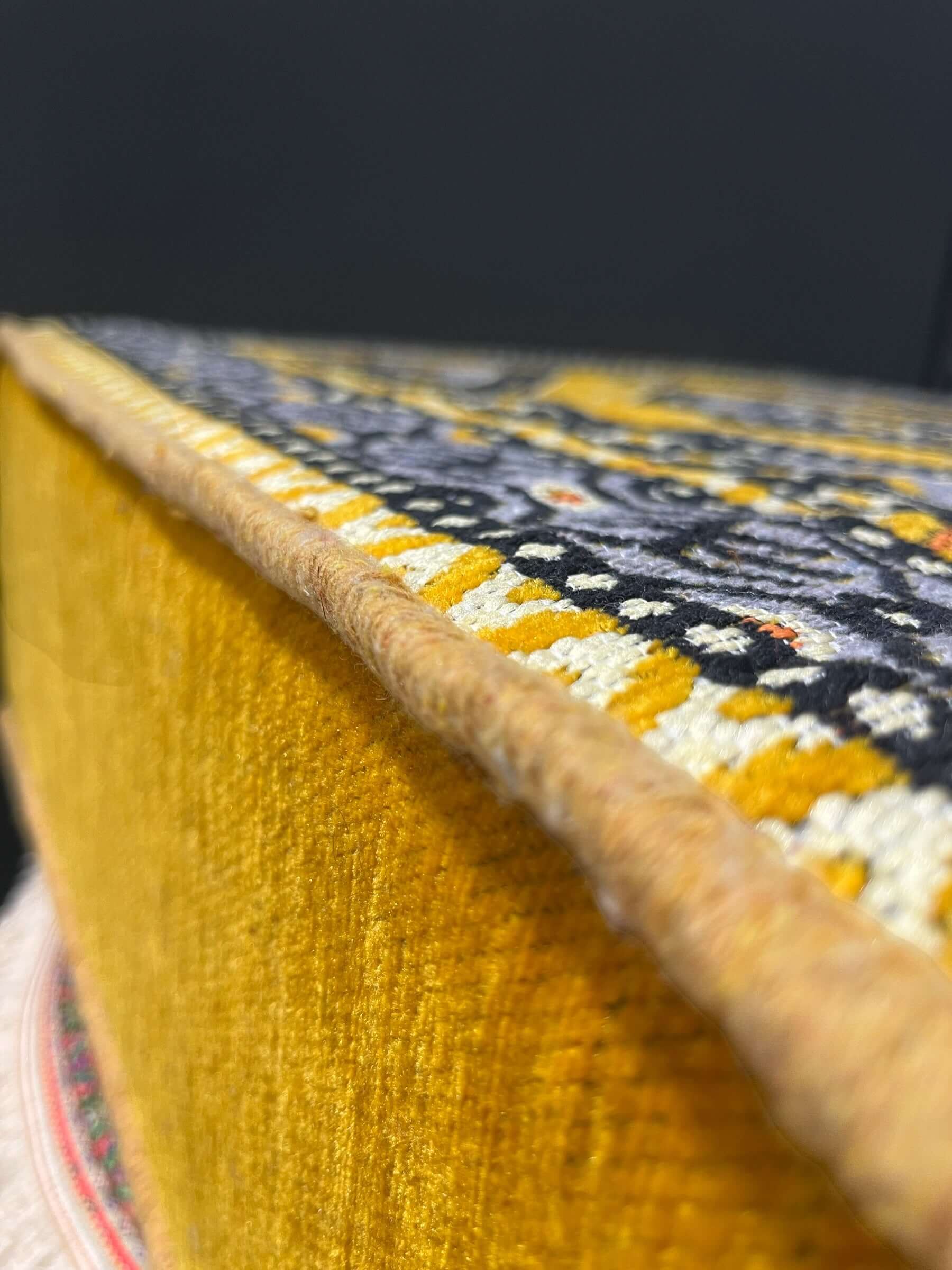 Ottoman Floor Cushion (Yellow)