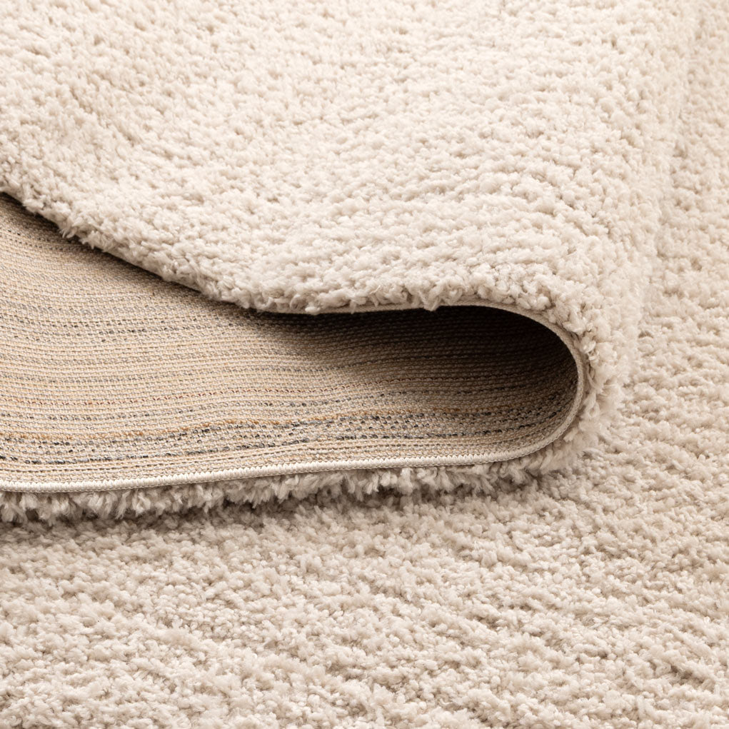 Plush Beige Shaggy Rug – view 4