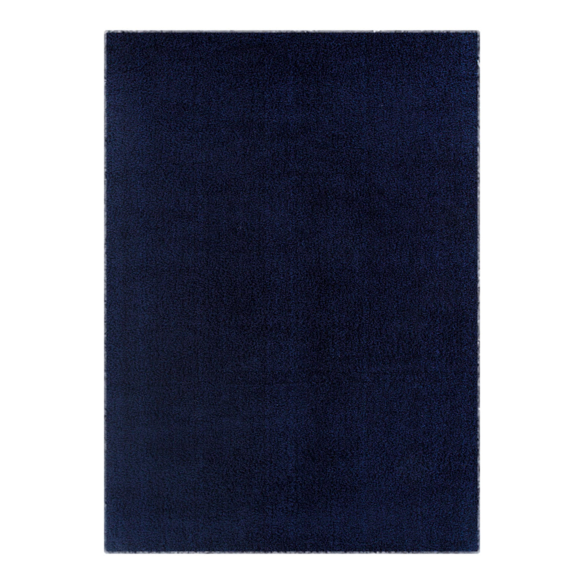 Plush Navy Shaggy Rug – view 2
