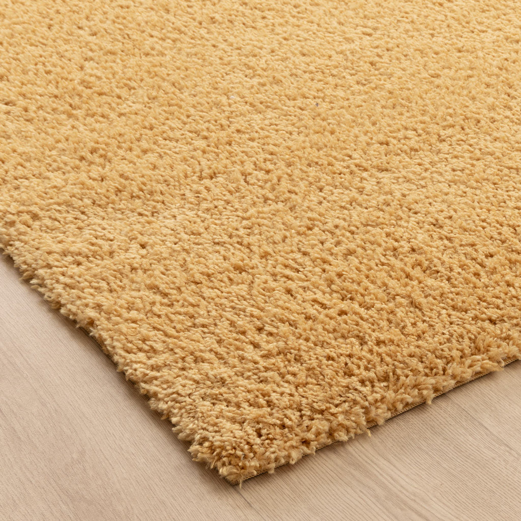 Plush Ochre Shaggy Rug – view 3