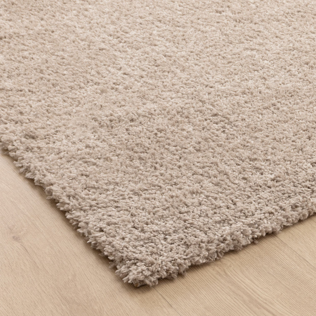 Plush Taupe Shaggy Rug – view 3