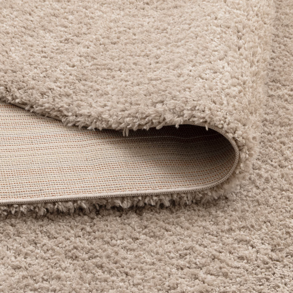 Plush Taupe Shaggy Rug – view 4
