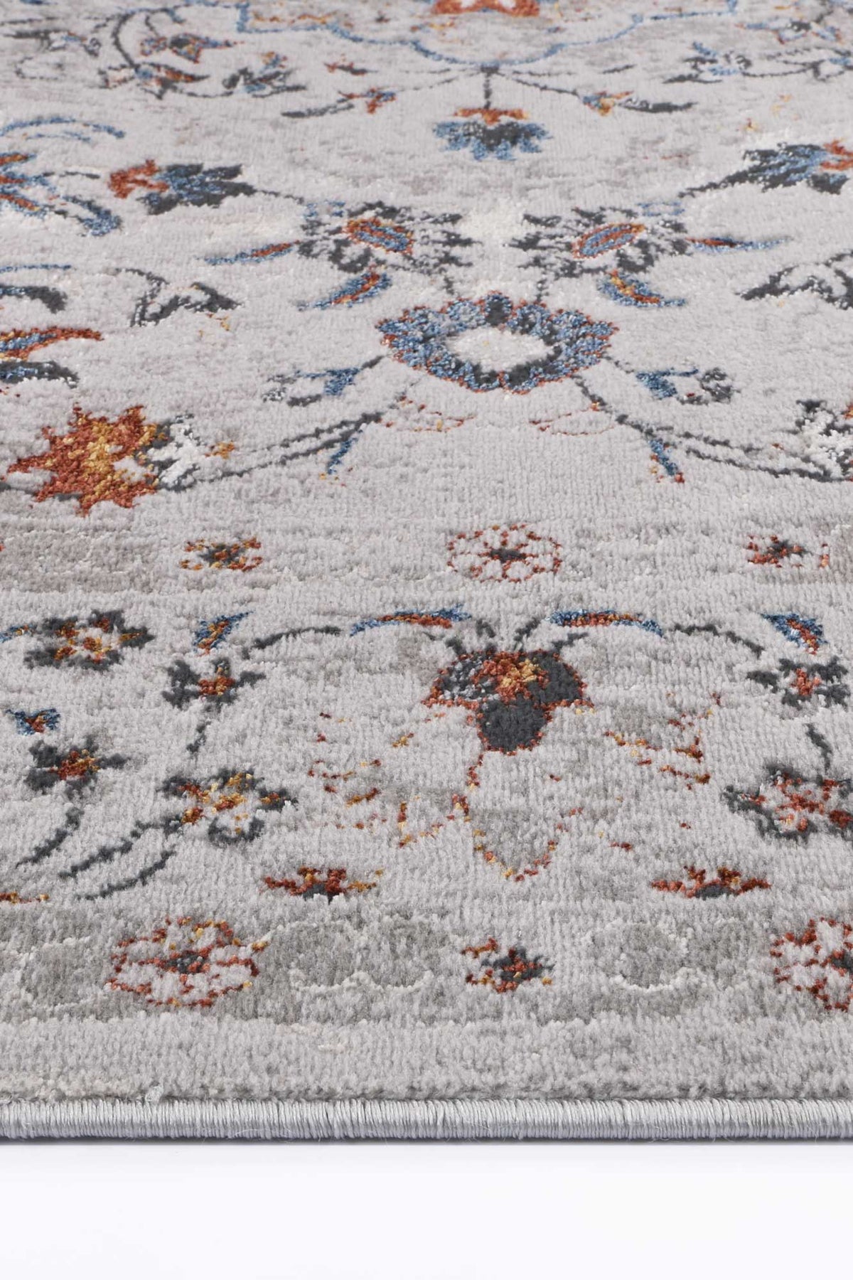 Porto Ava Ivory & Red Traditional Rug - 01 – view 3