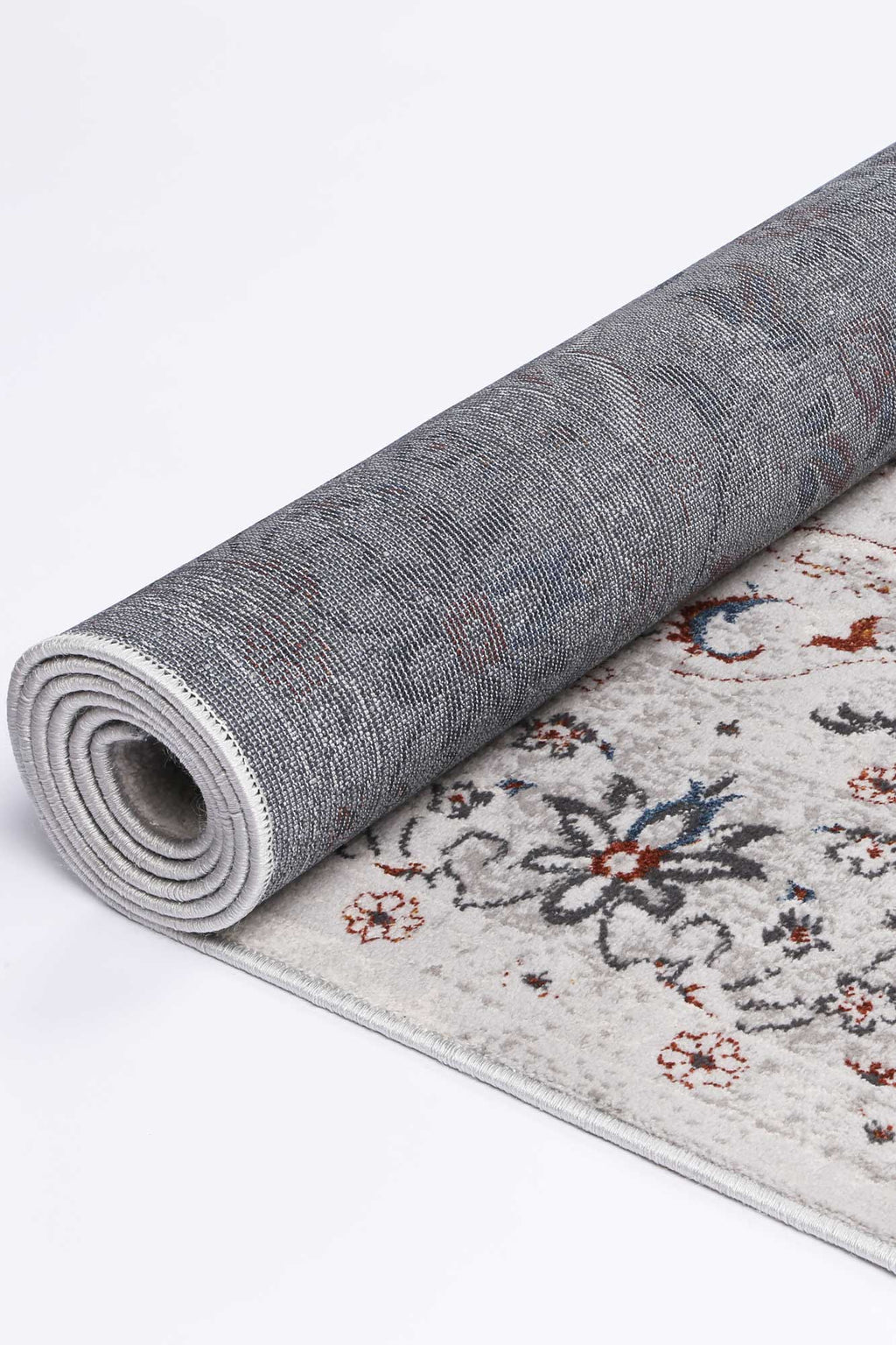 Porto Ava Ivory & Red Traditional Rug - 01 – view 4