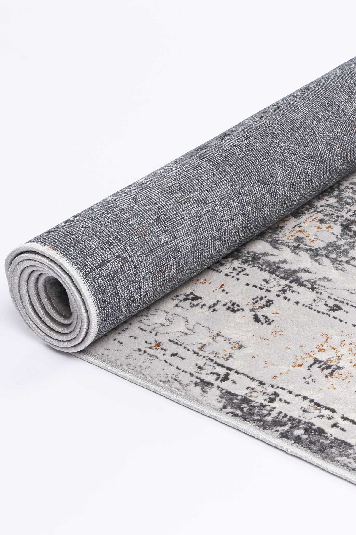 Porto Alexander Grey & Yellow Traditional Rug - 06 – view 4