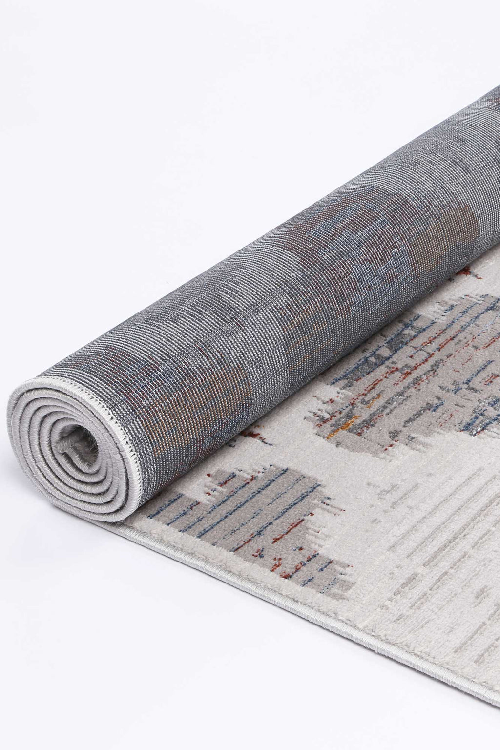 Porto Isabella Grey & Multi Geometric Rug - 09 – view 4