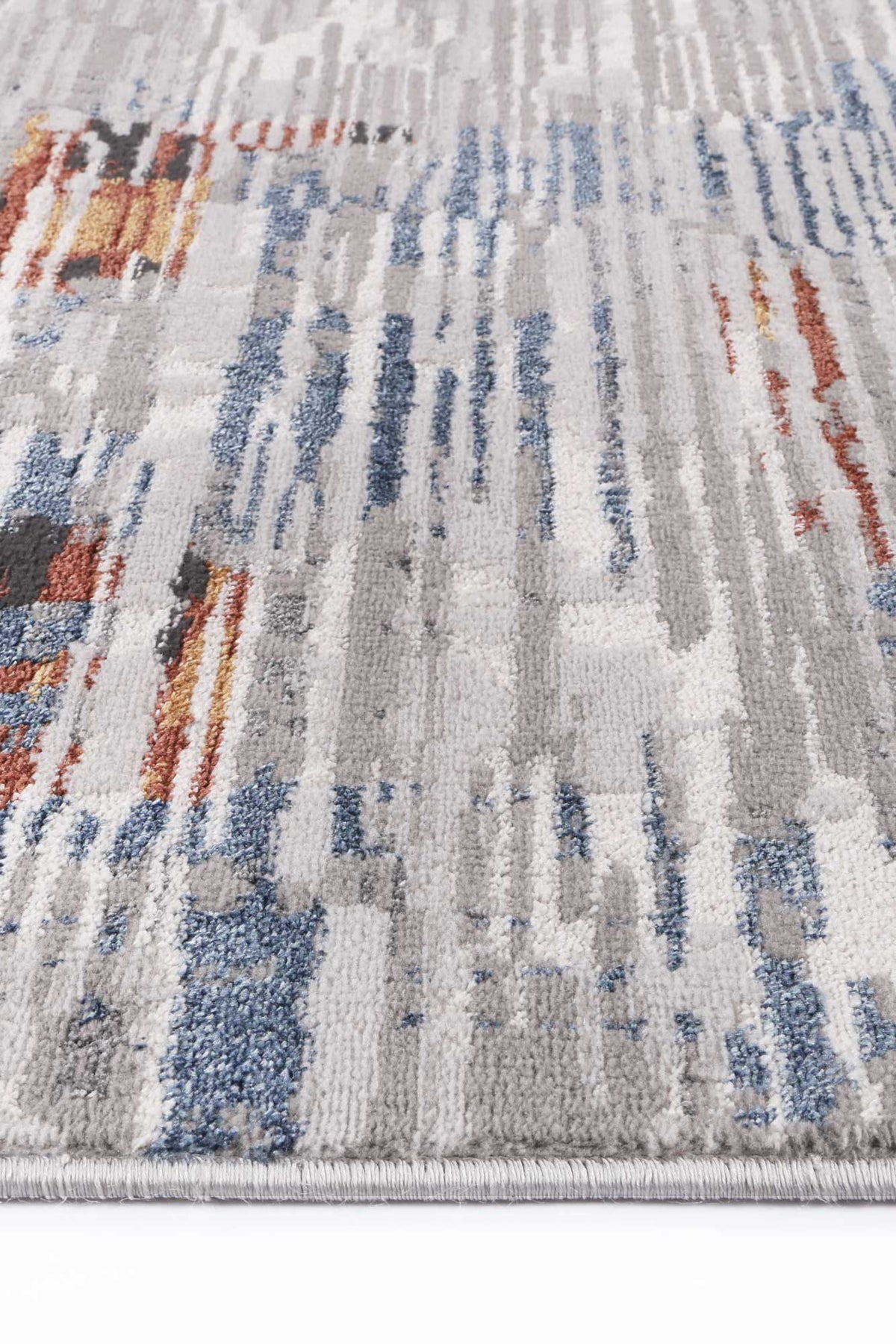 Porto Michael Grey & Multi Abstract Rug - 10 – view 3
