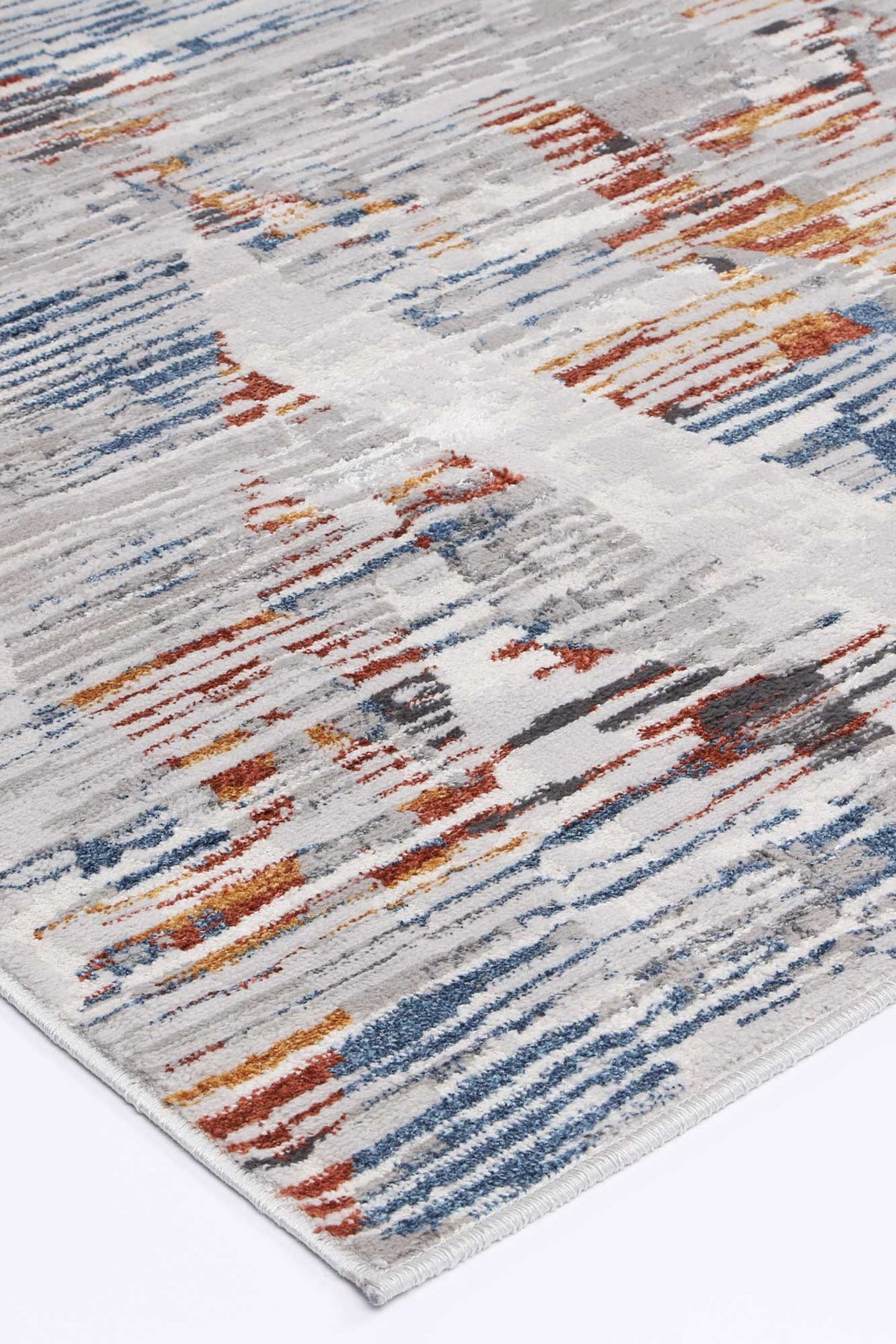 Porto Michael Grey & Multi Abstract Rug - 10 – view 5