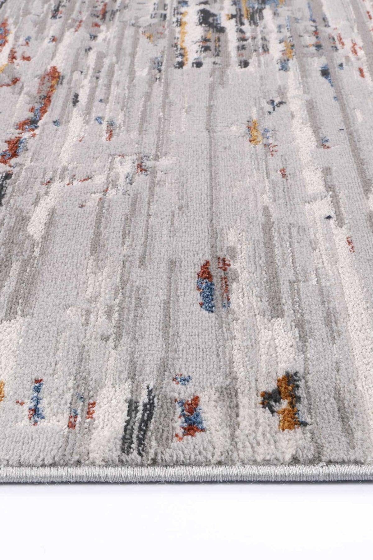Porto Thomas Grey & Multi Abstract Rug - 11 – view 3