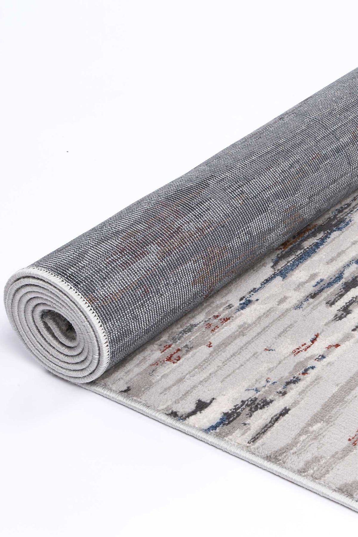 Porto Thomas Grey & Multi Abstract Rug - 11 – view 4