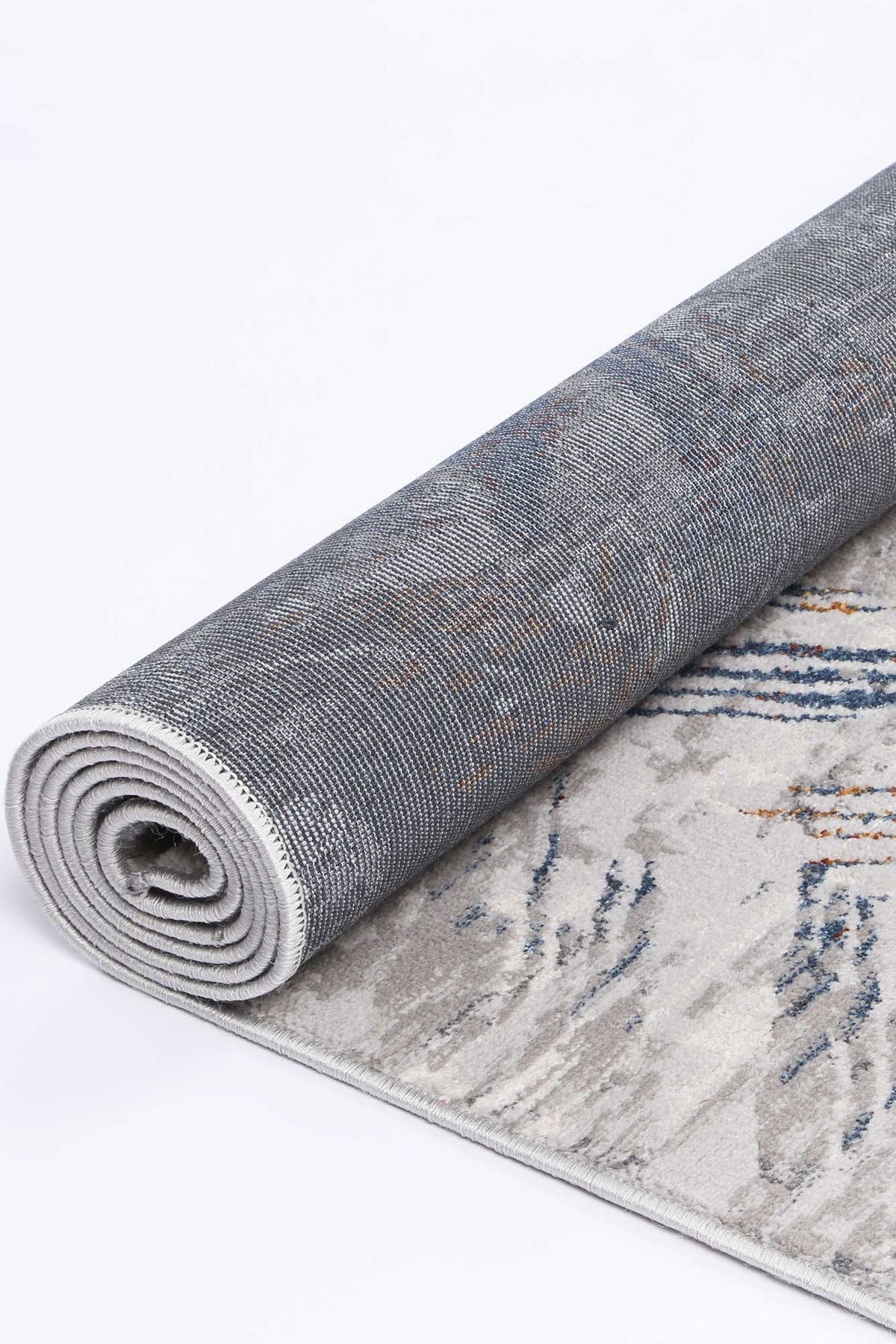 Porto Oskar Grey & Multi Geometric Rug - 12 – view 4