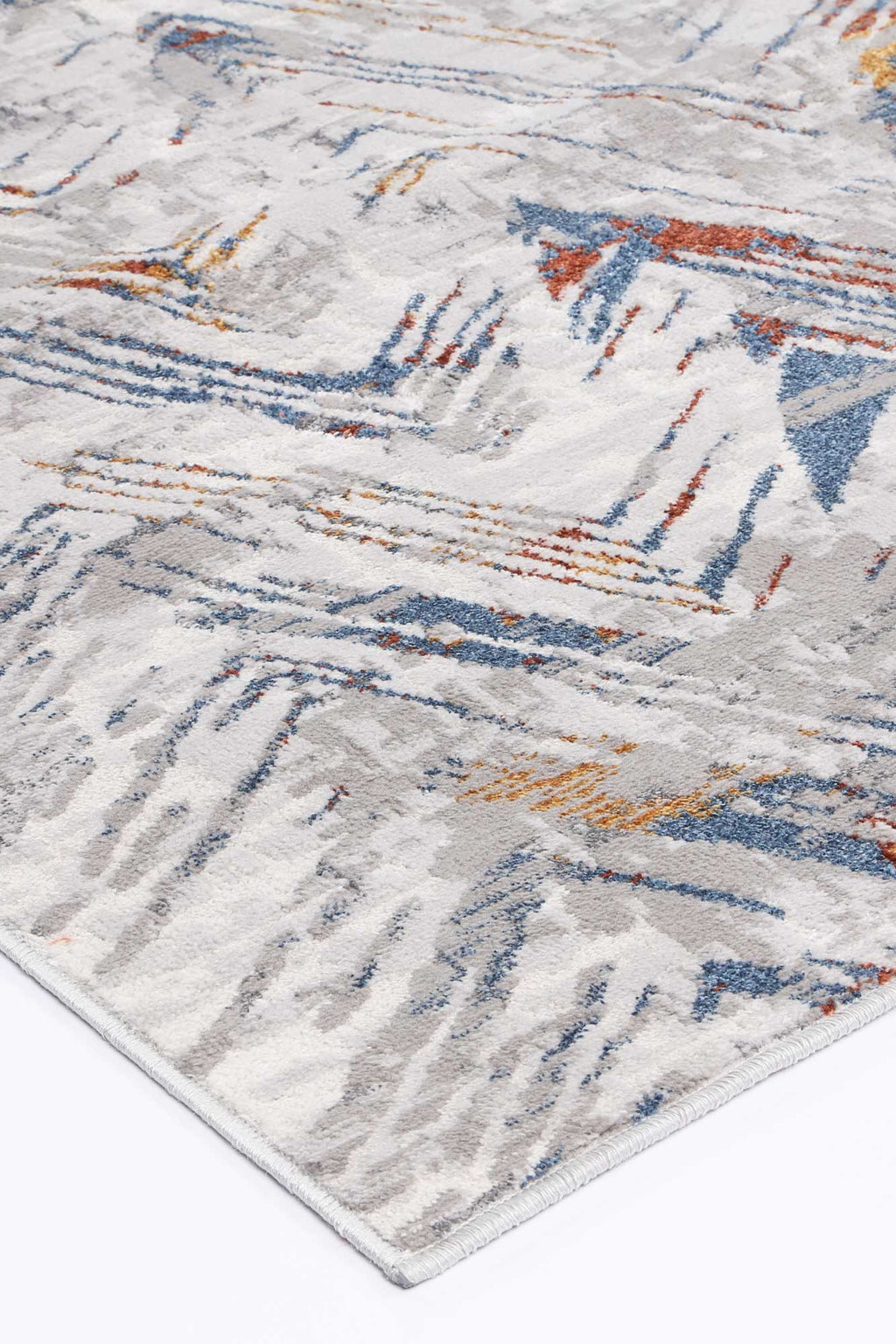 Porto Oskar Grey & Multi Geometric Rug - 12 – view 5