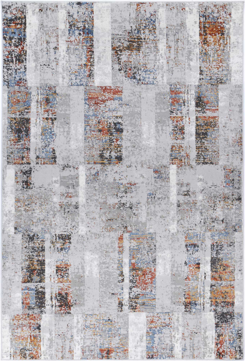 Porto Herman Grey & Multi Abstract Rug - 13 – view 2