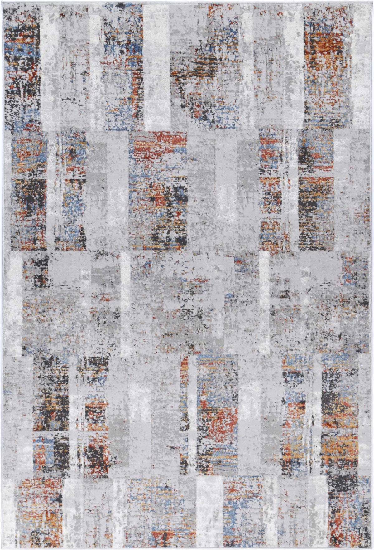 Porto Herman Grey & Multi Abstract Rug - 13 – view 2