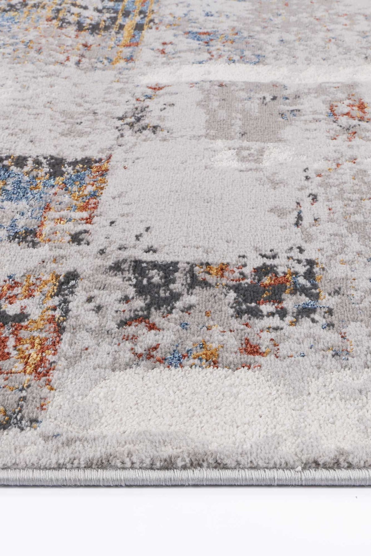 Porto Herman Grey & Multi Abstract Rug - 13 – view 3