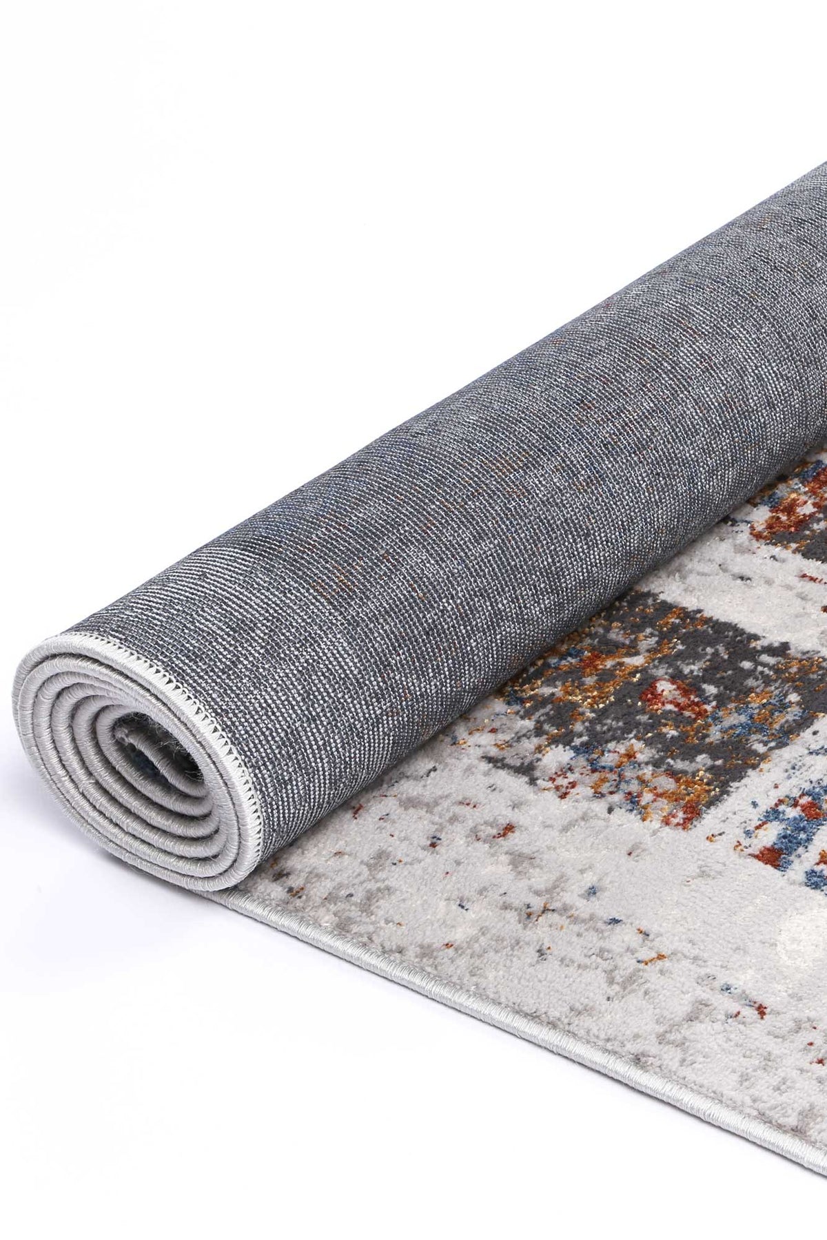 Porto Herman Grey & Multi Abstract Rug - 13 – view 4