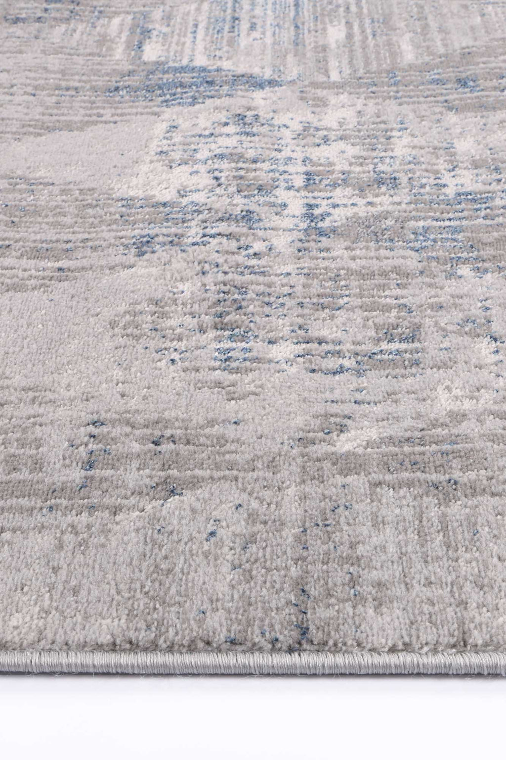 Porto Harlequinn Grey & Blue Geometric Rug - 16 – view 3