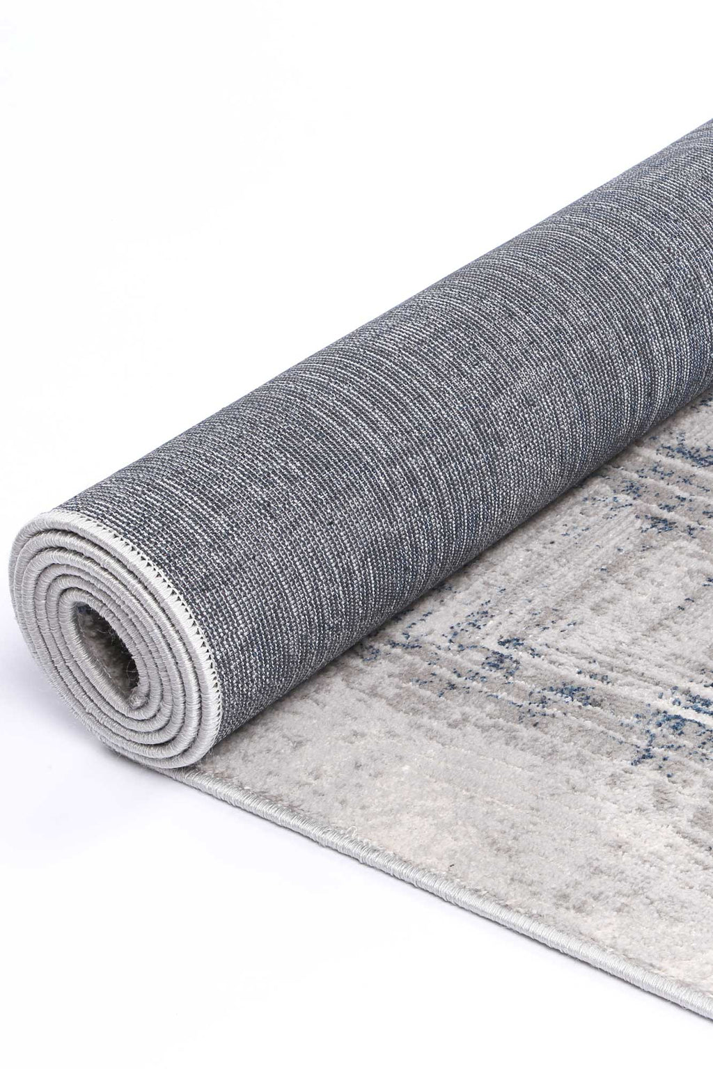 Porto Harlequinn Grey & Blue Geometric Rug - 16 – view 4