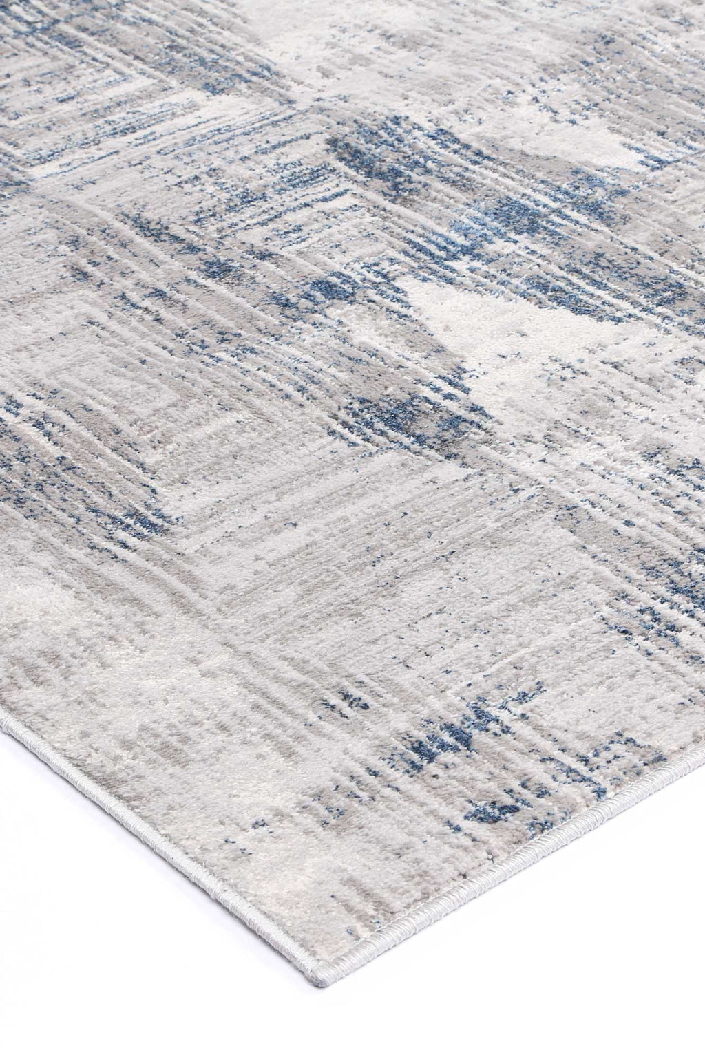 Porto Harlequinn Grey & Blue Geometric Rug - 16 – view 5