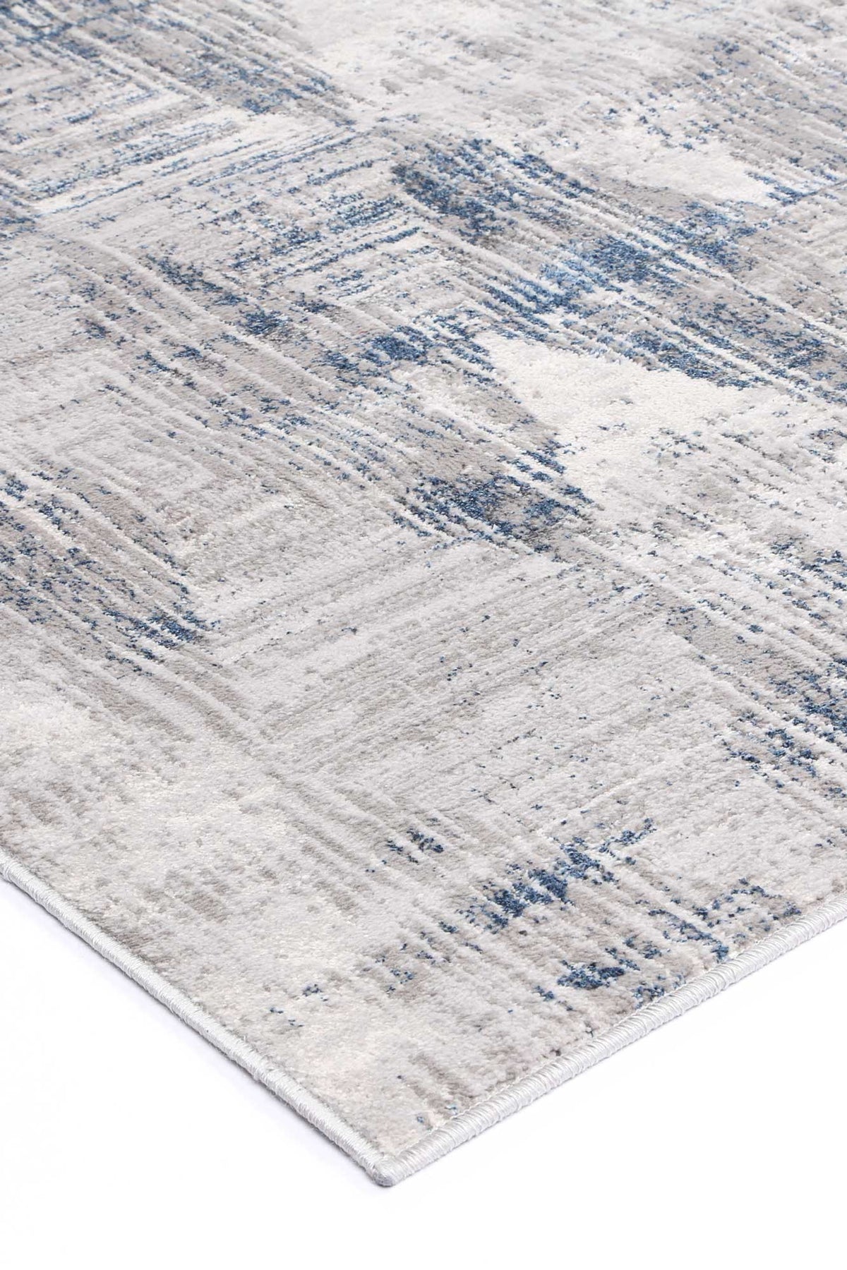 Porto Harlequinn Grey & Blue Geometric Rug - 16 – view 5