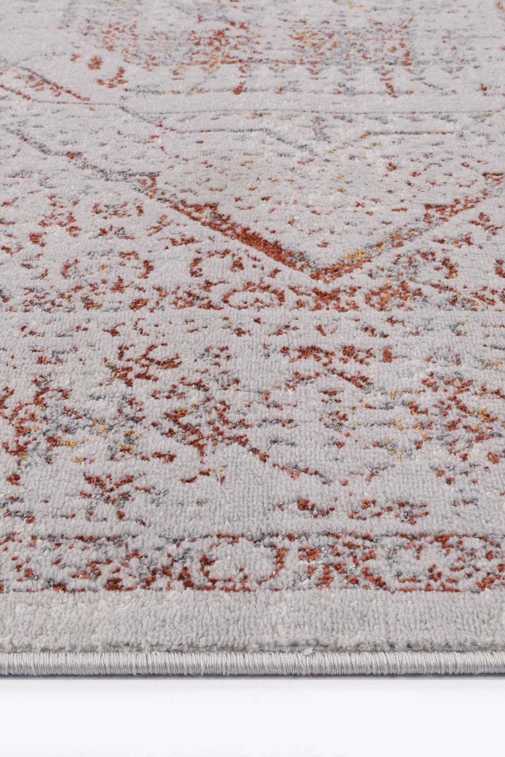 Porto Luna Cream & Red Traditional Rug - 19 – view 3