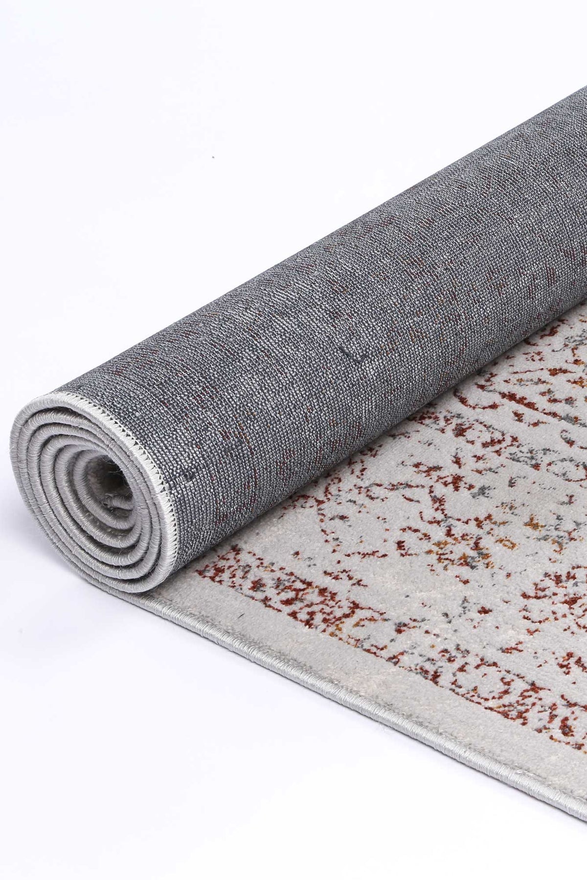 Porto Luna Cream & Red Traditional Rug - 19 – view 4