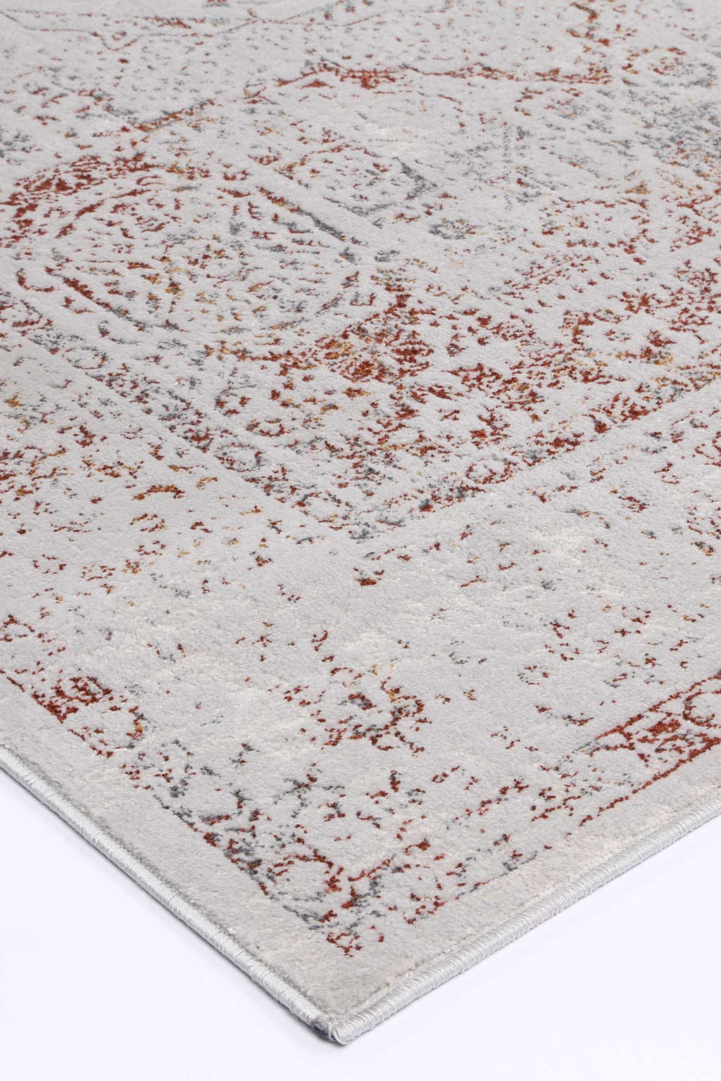 Porto Luna Cream & Red Traditional Rug - 19 – view 5