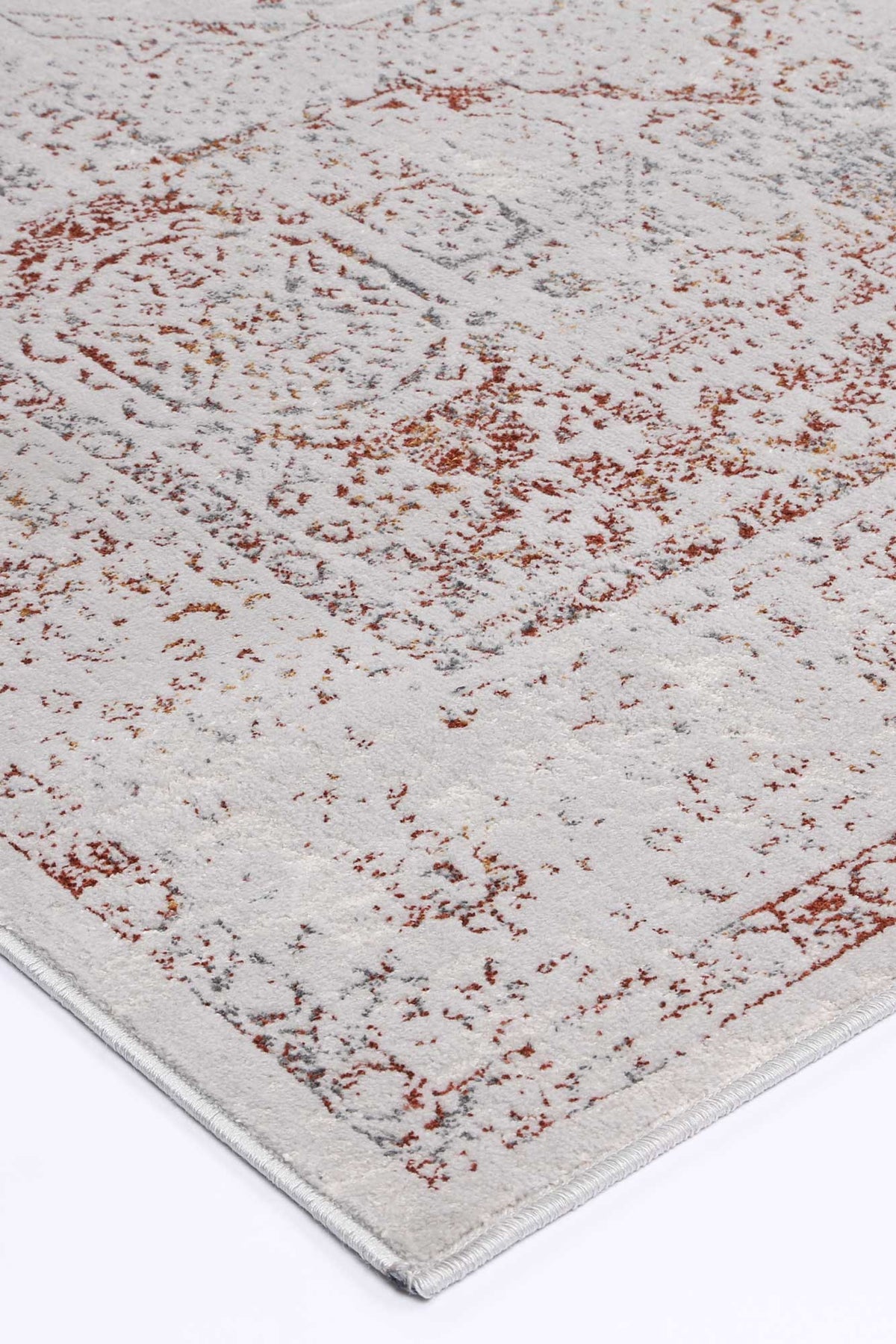 Porto Luna Cream & Red Traditional Rug - 19 – view 5