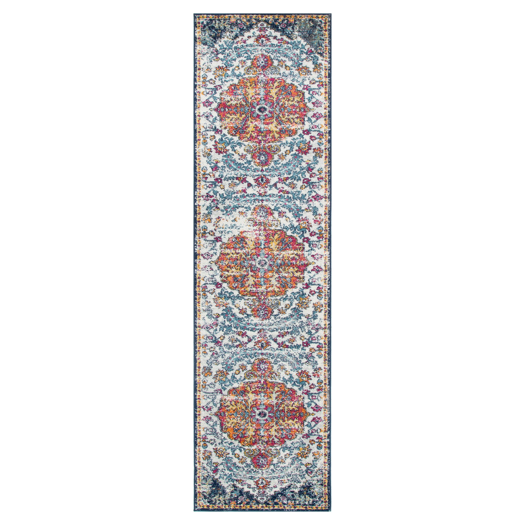 Provence PROV05 Multicolour Medallion Rug – view 7