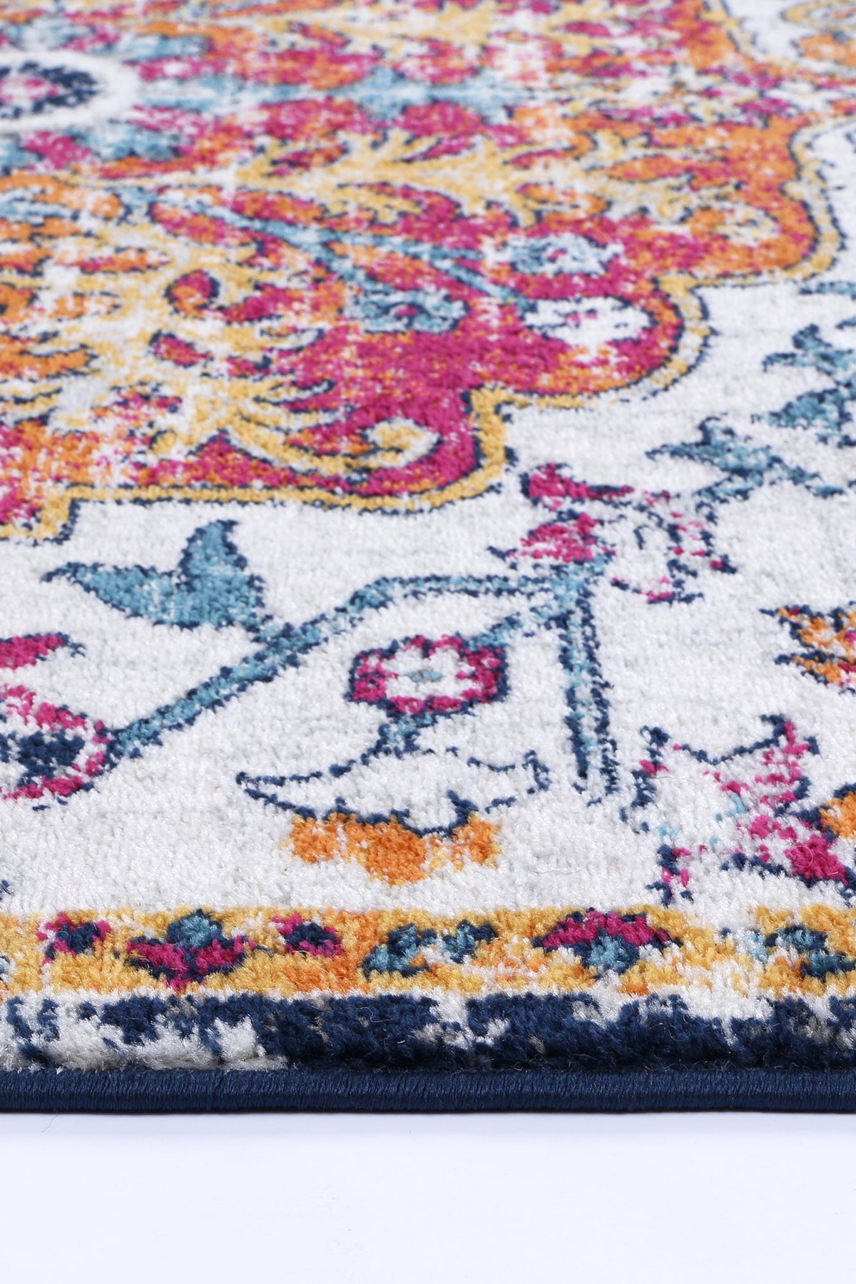 Provence PROV05 Multicolour Medallion Rug – view 3