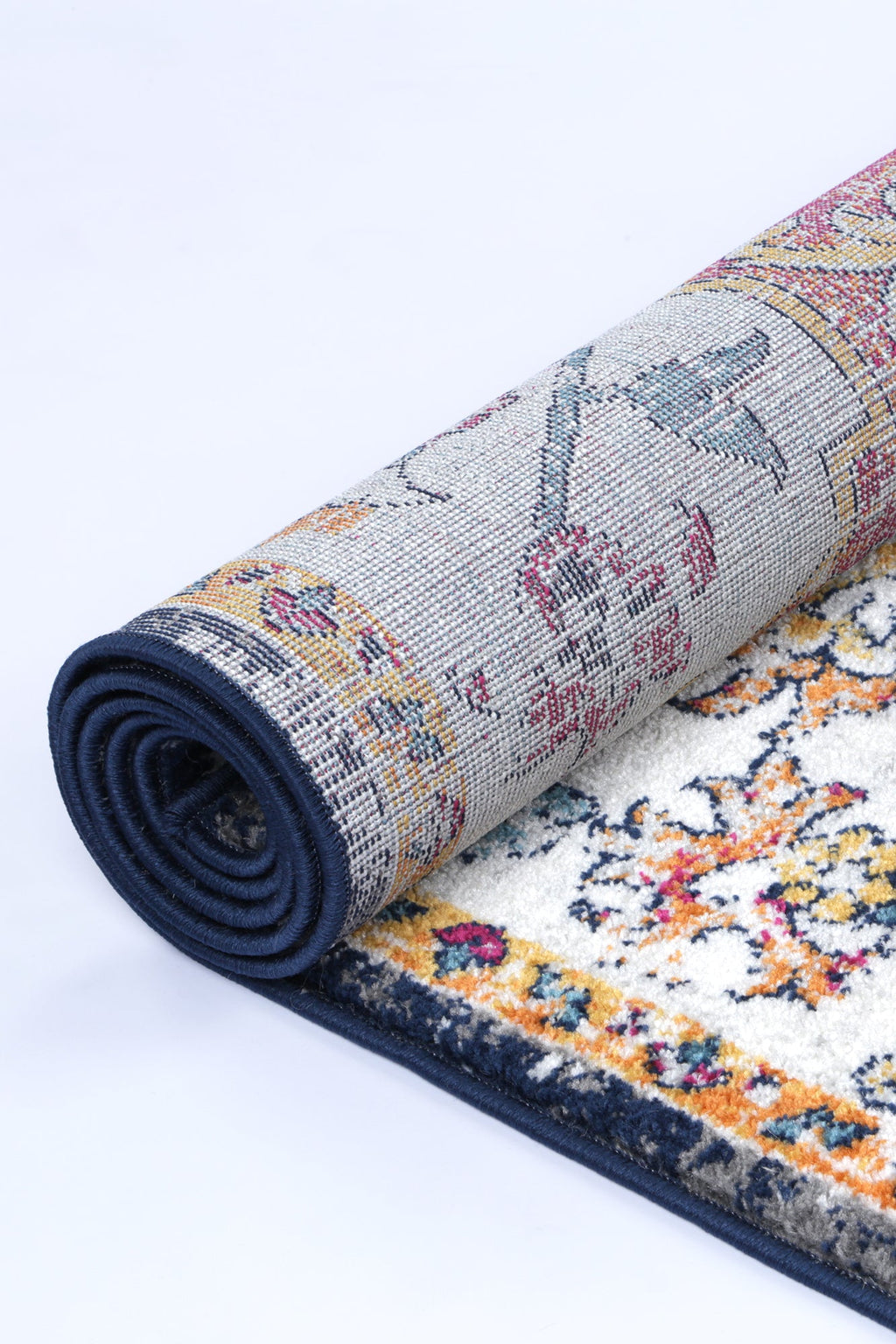 Provence PROV05 Multicolour Medallion Rug – view 5